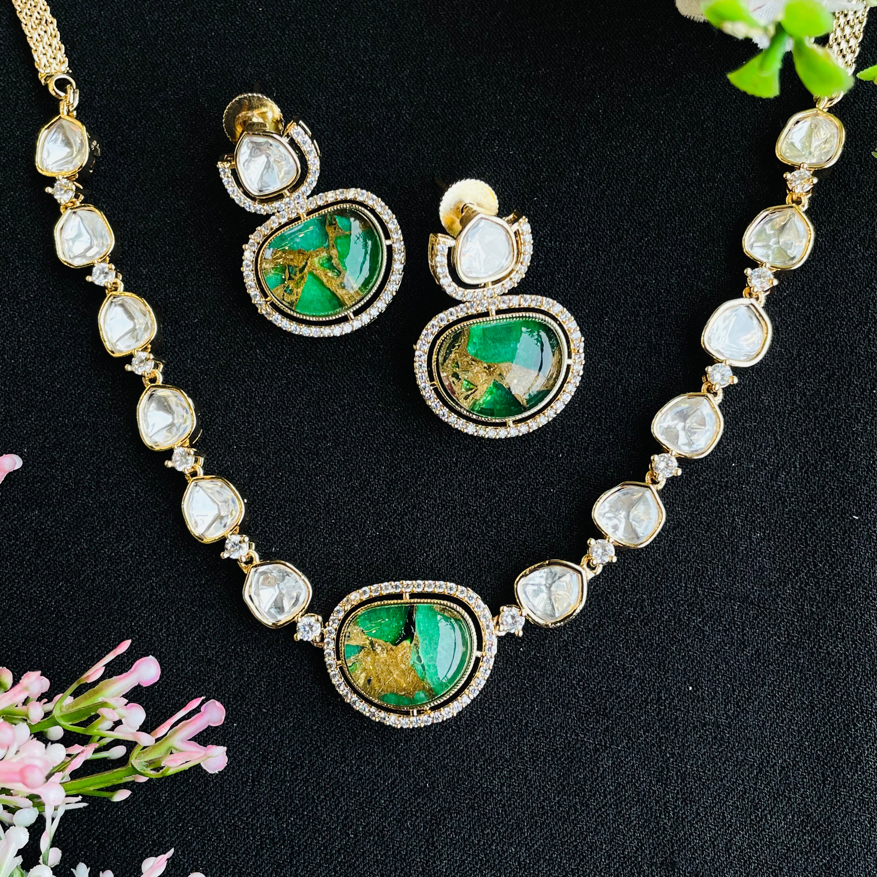 Nayaab Anvika Polki Neckpiece