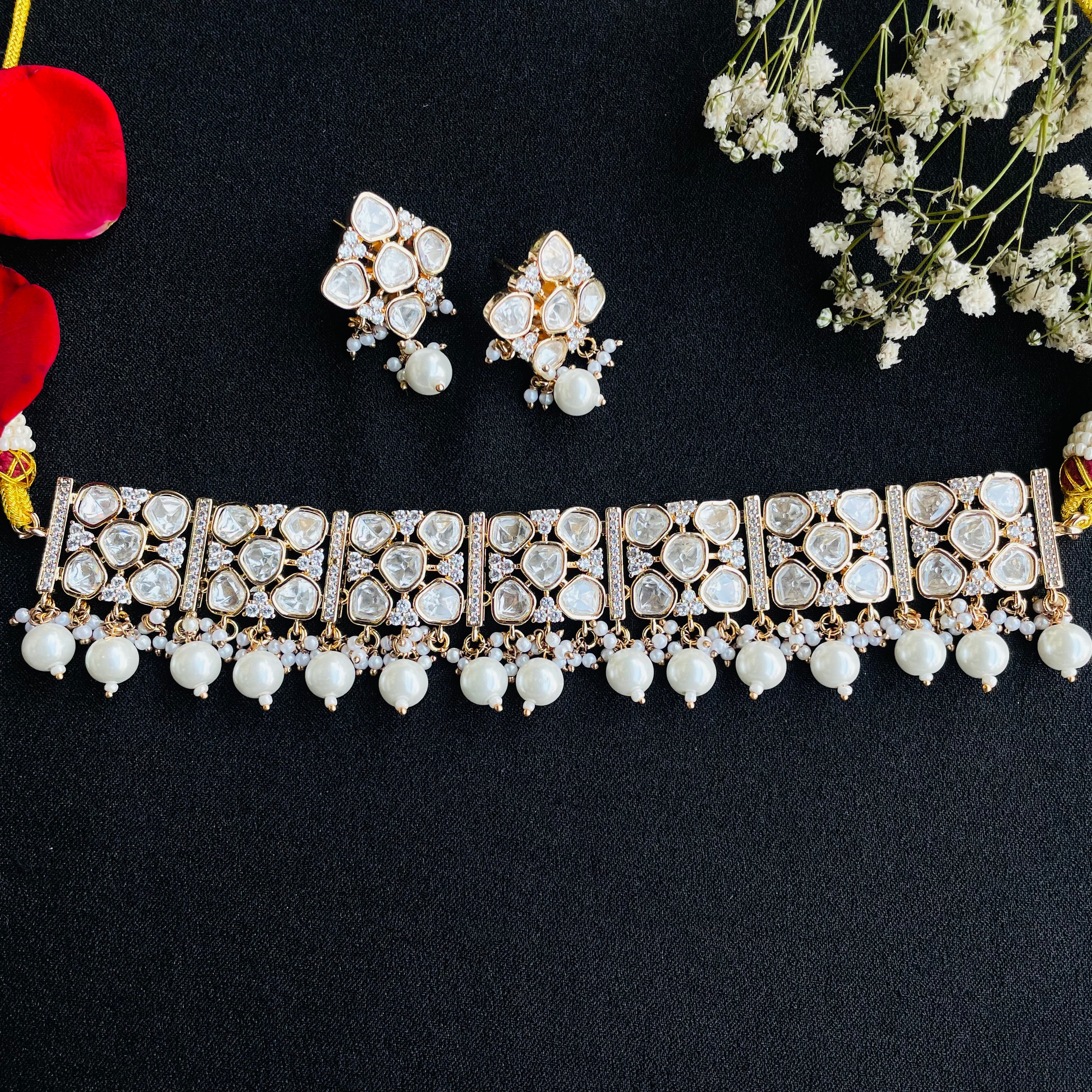 Nayaab kavya polki Neckpiece