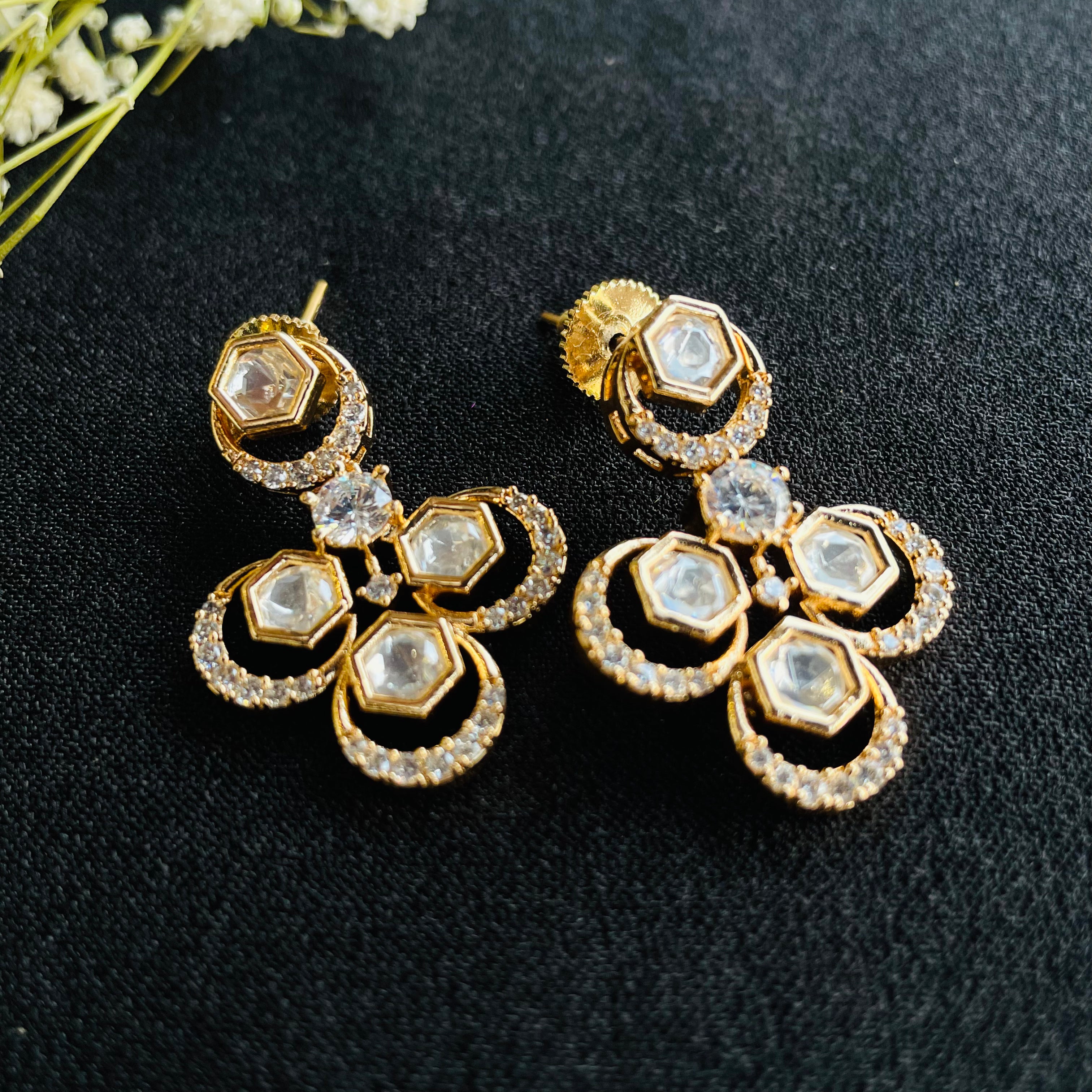 Nayaab barkha Polki Neckpiece