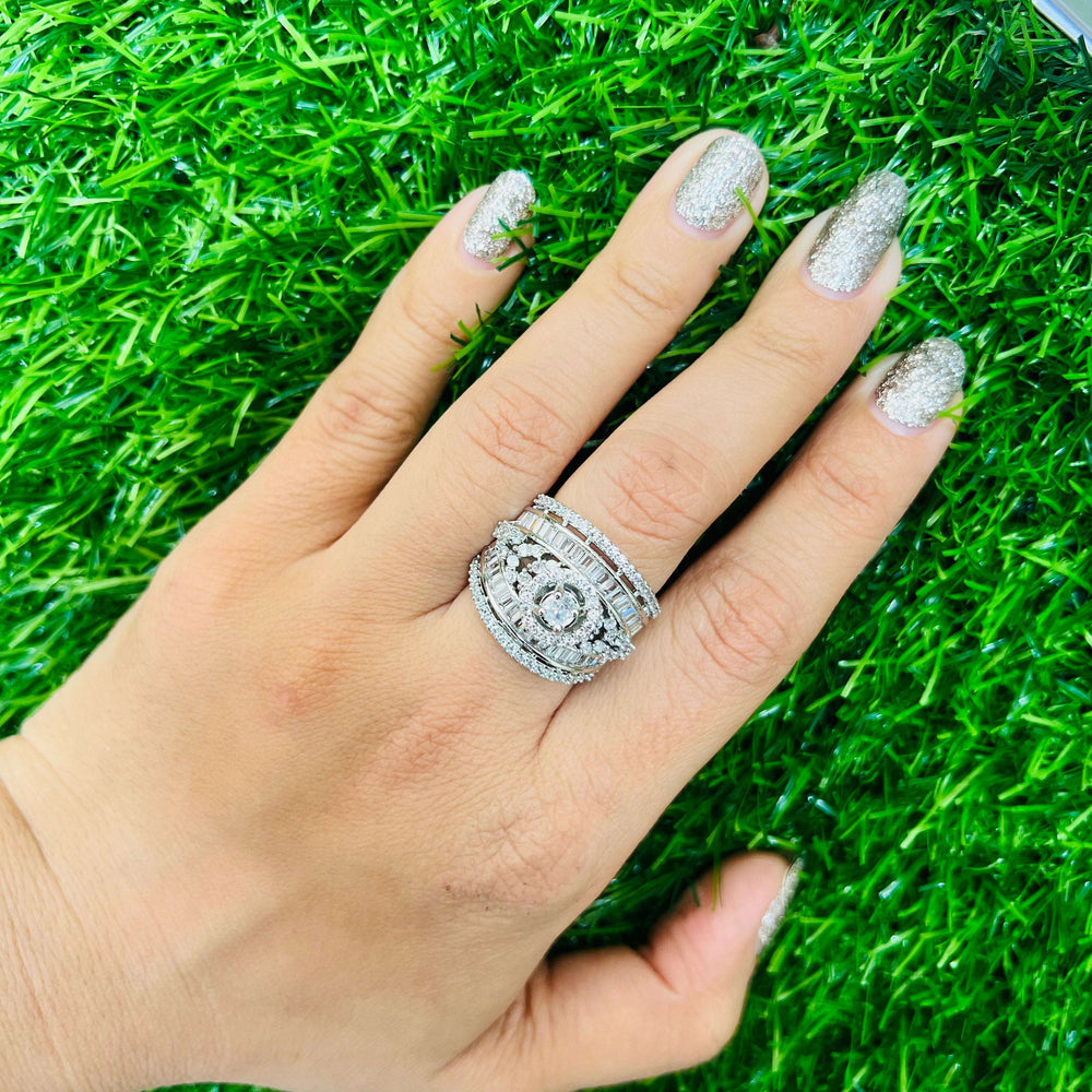 Ad Opal earrings and ring combo