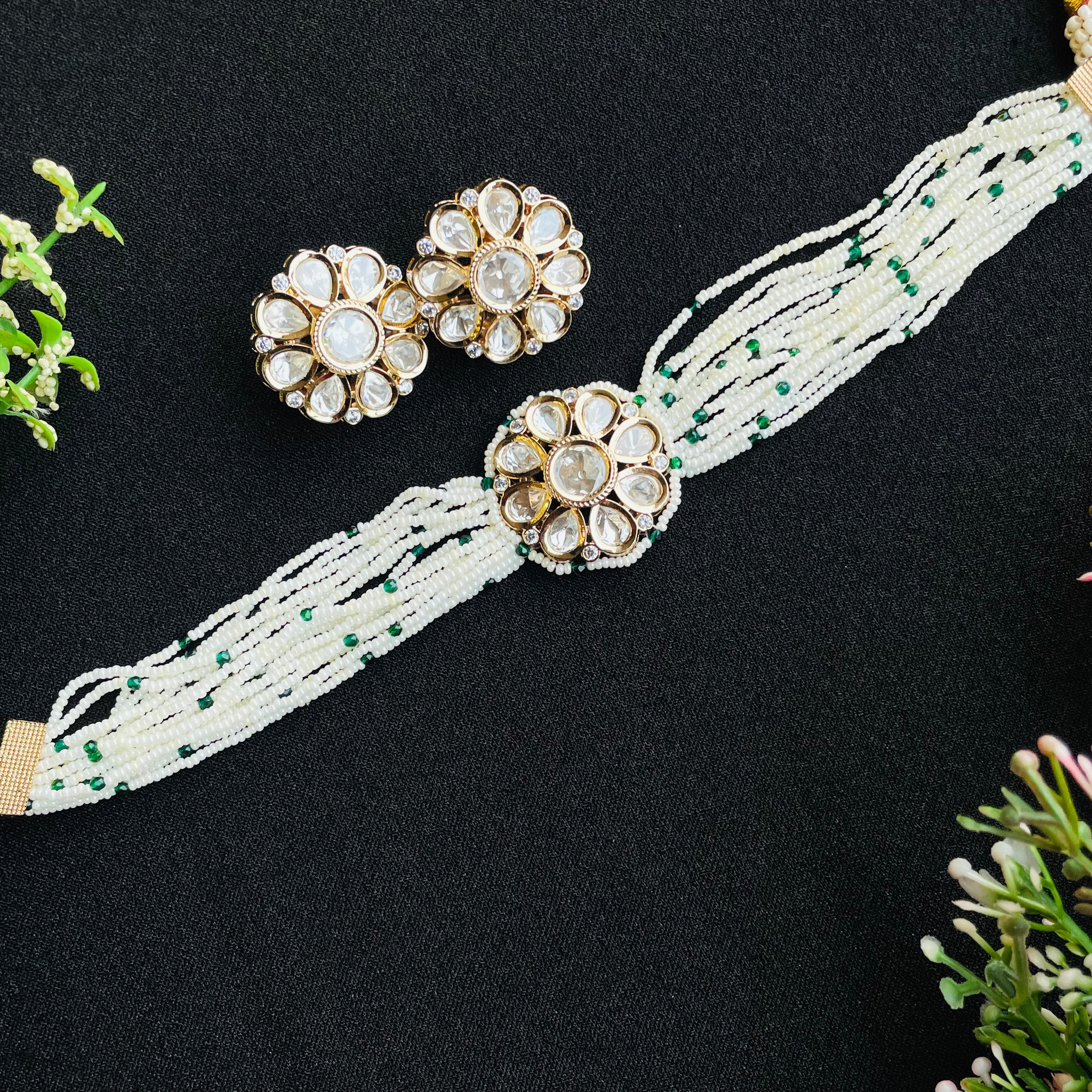 Nayaab ridhi polki neckpiece