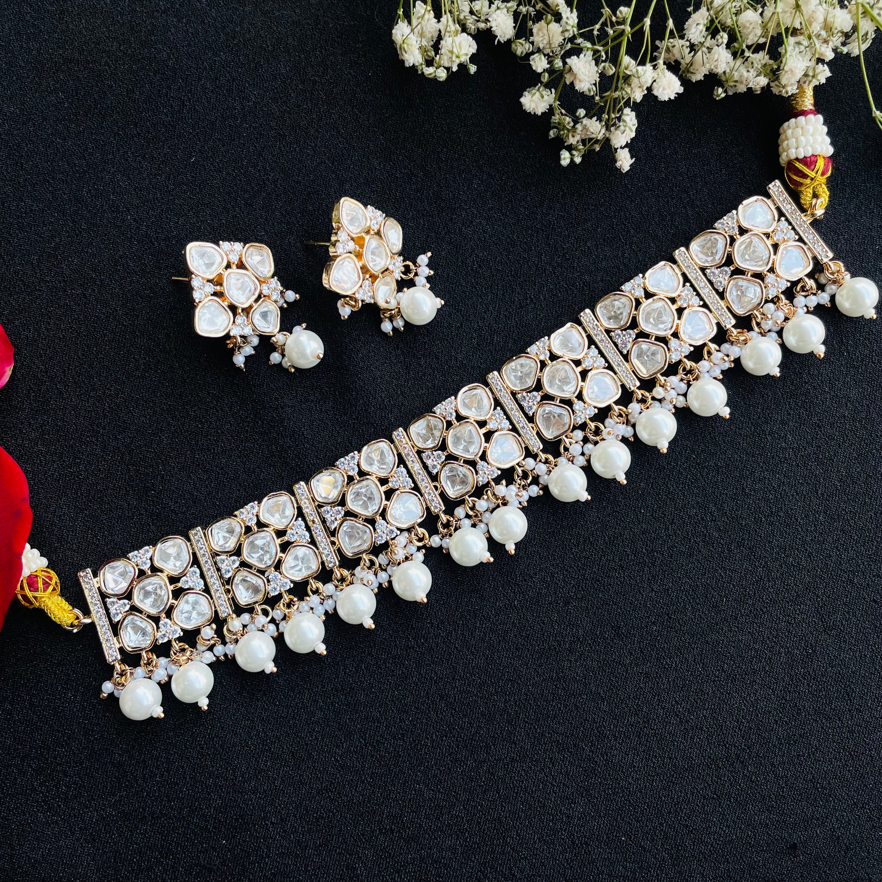 Nayaab kavya polki Neckpiece