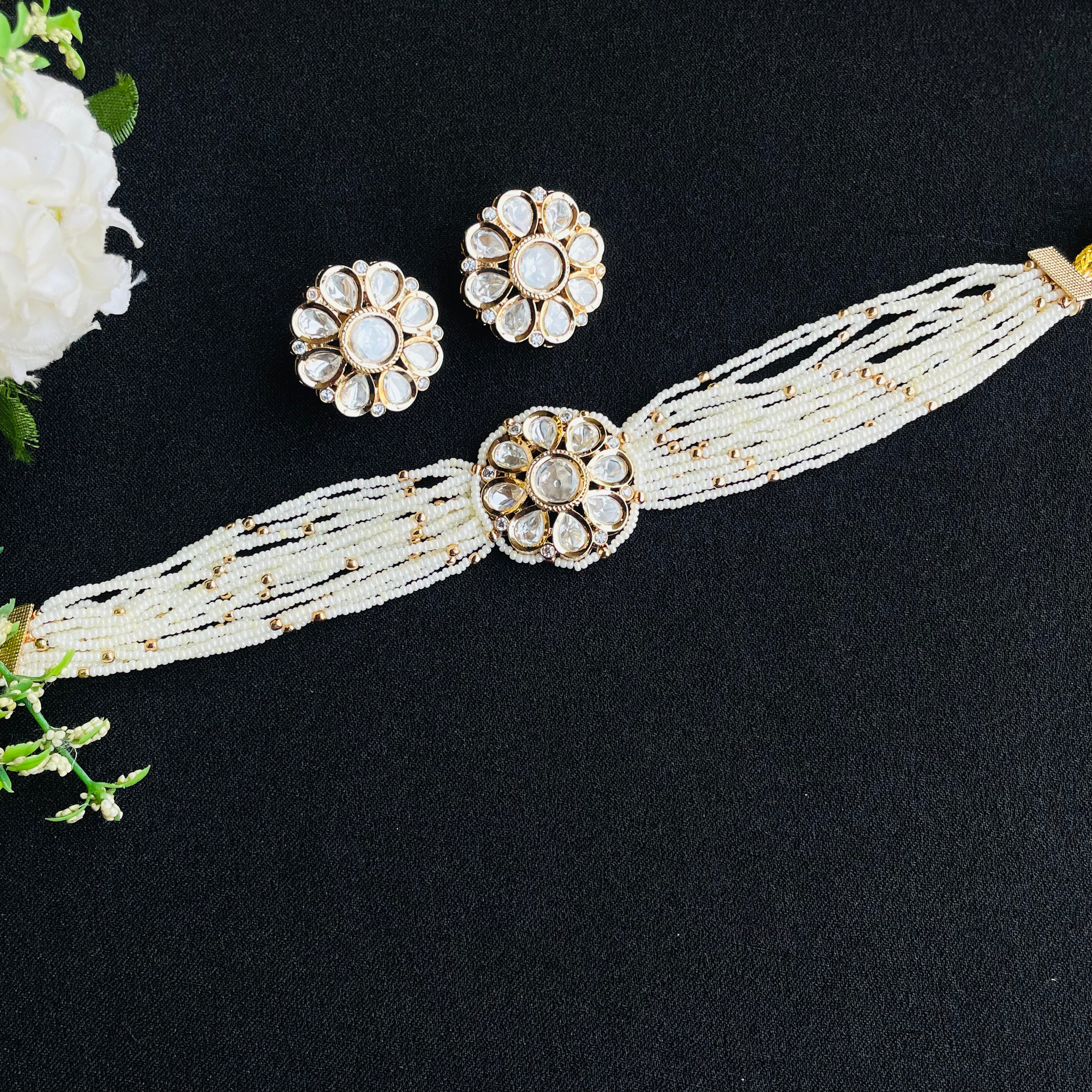 Nayaab ridhi polki neckpiece