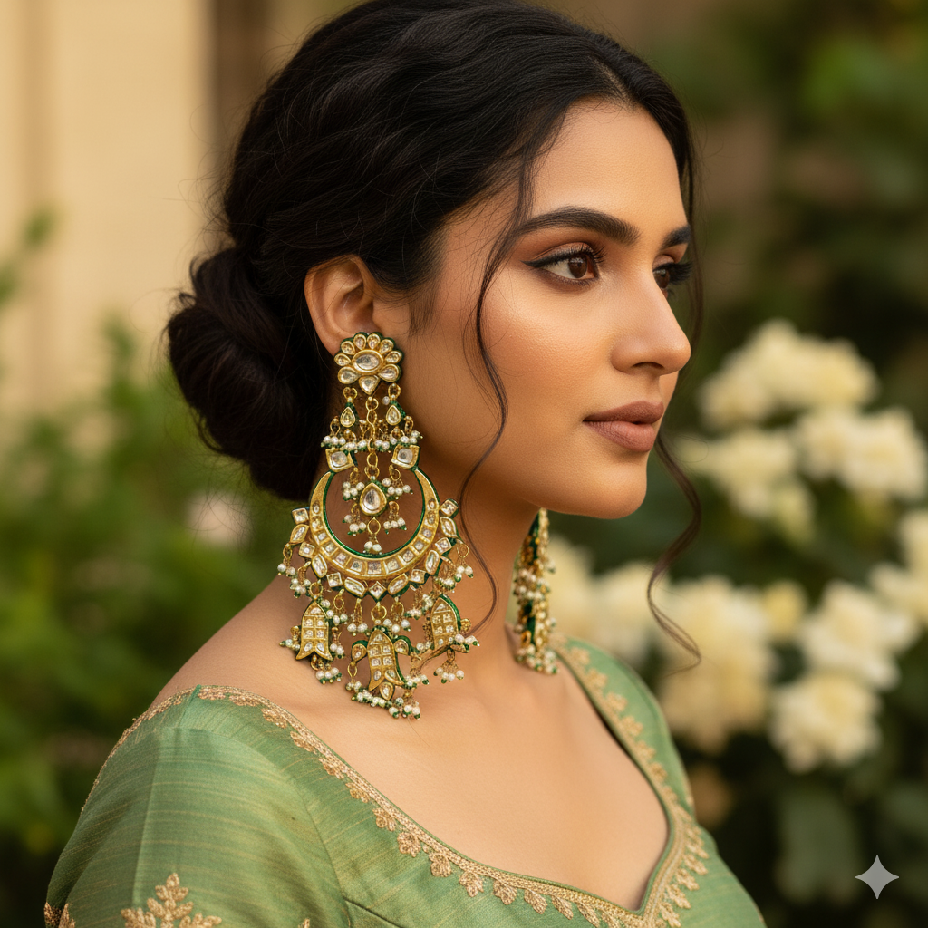 Nayaab Zara Polki Earrings