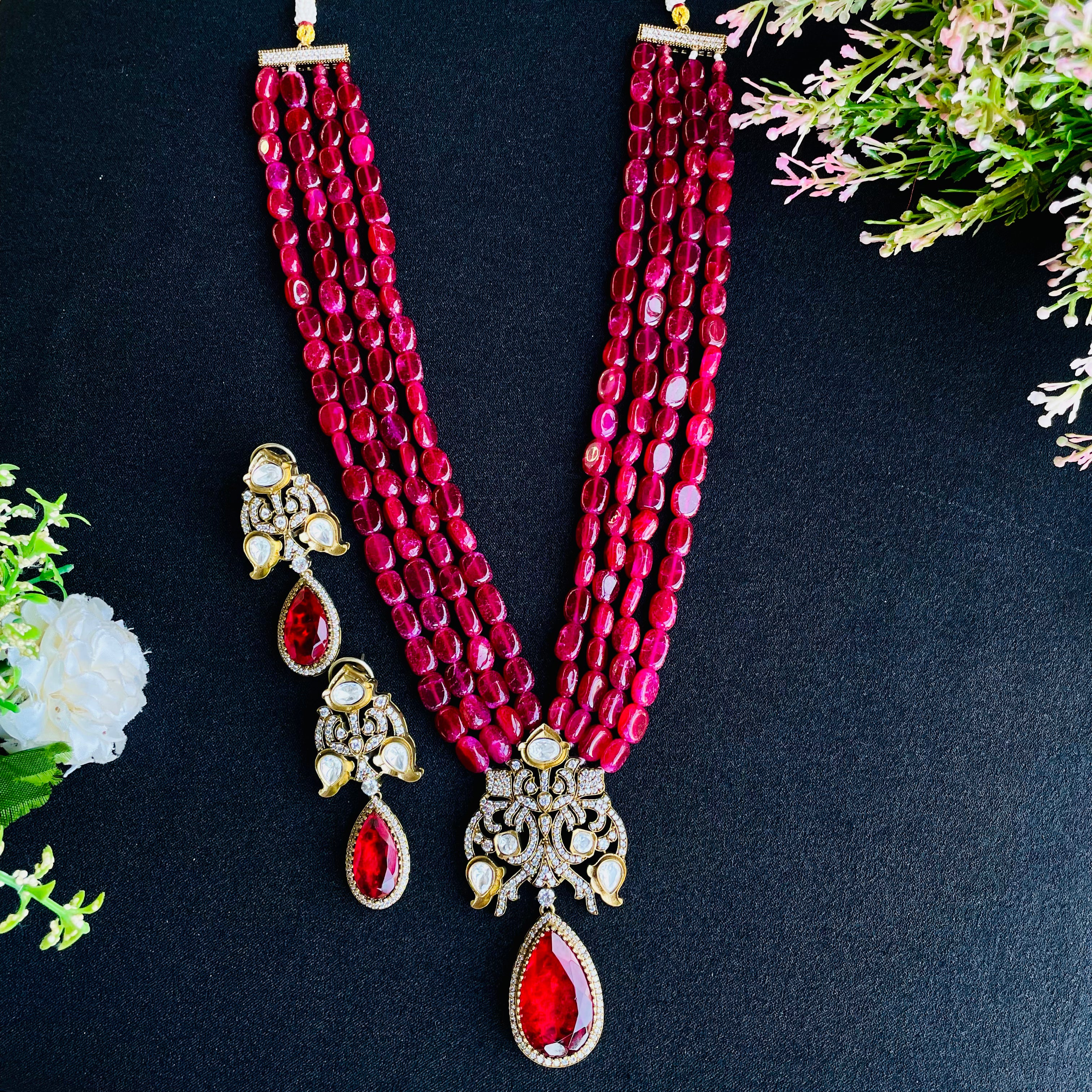 Nayaab medha polki neckpiece