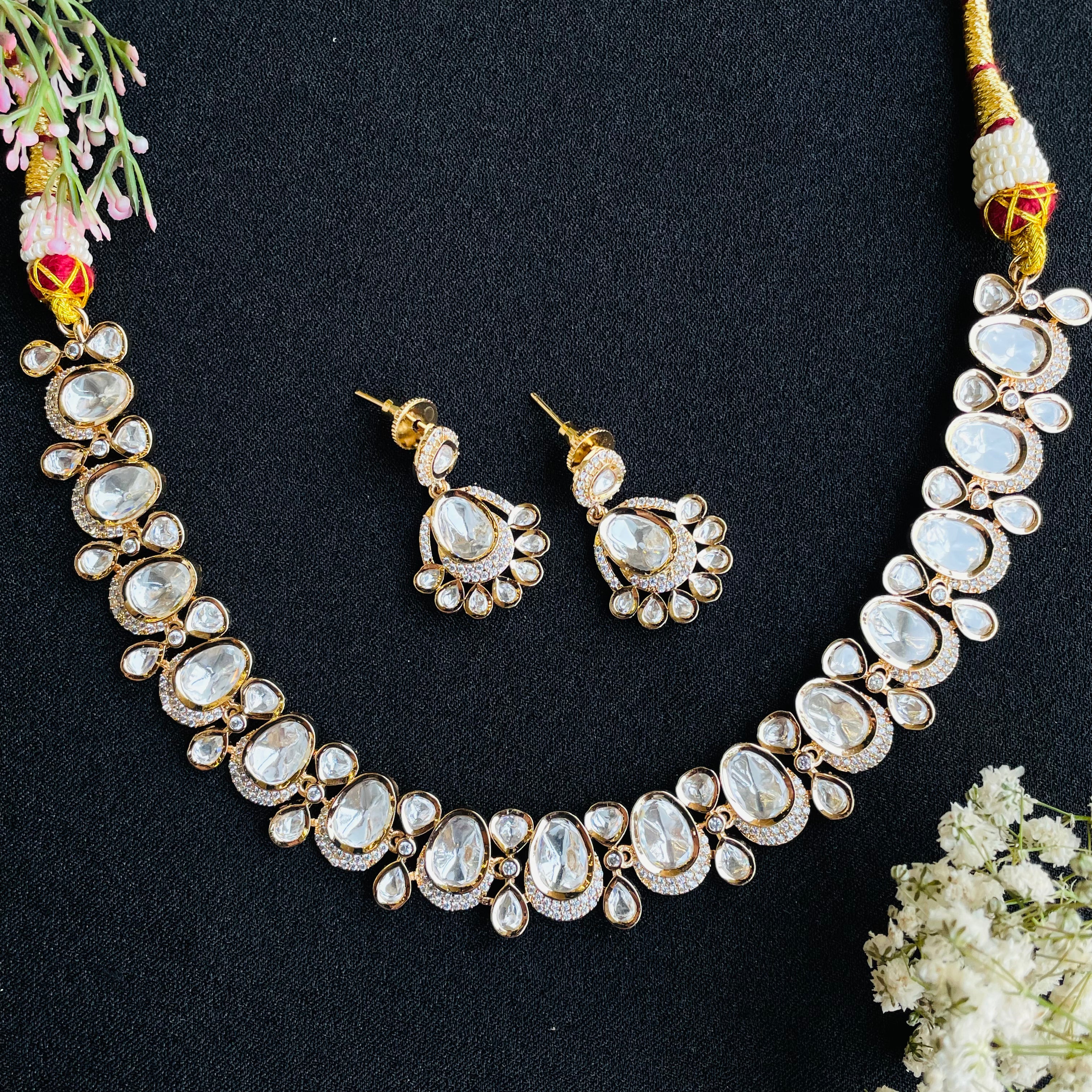 Nayaab mahi polki Neckpiece