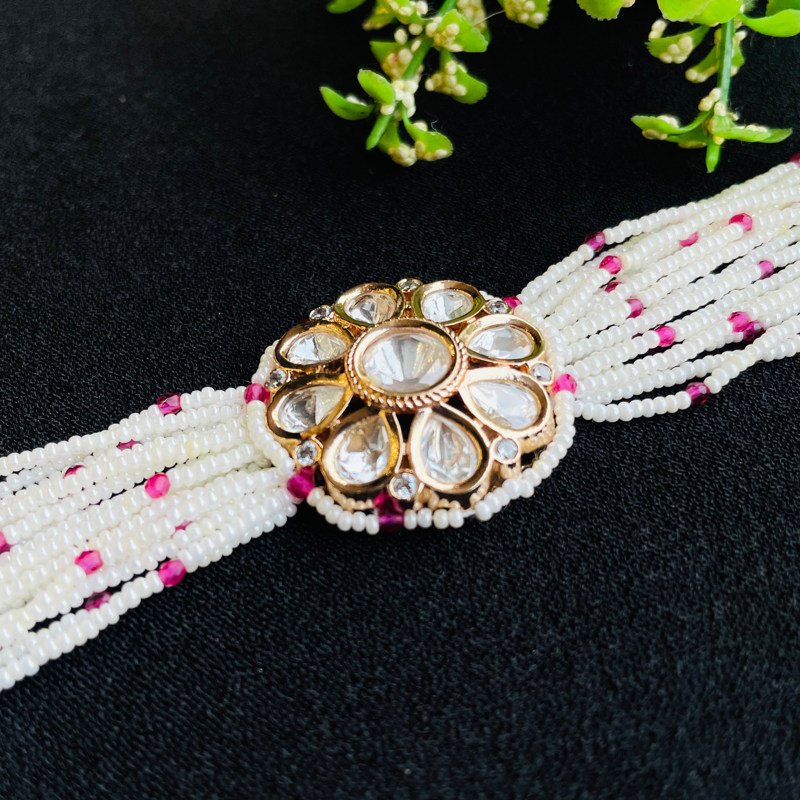 Nayaab ridhi polki neckpiece