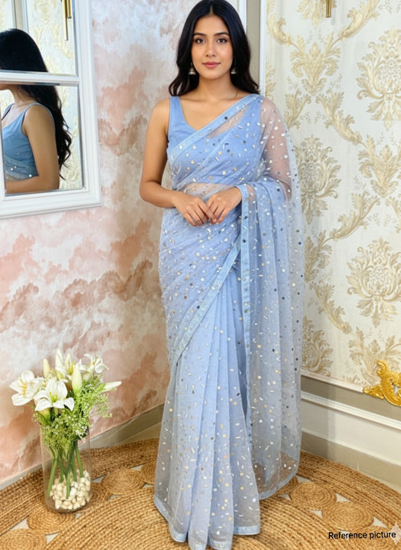 Grey Goddess Saree