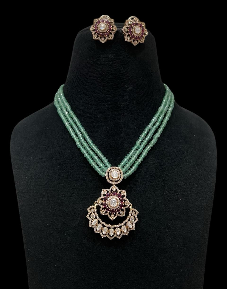 Nayaab Rubi Long Neckpiece