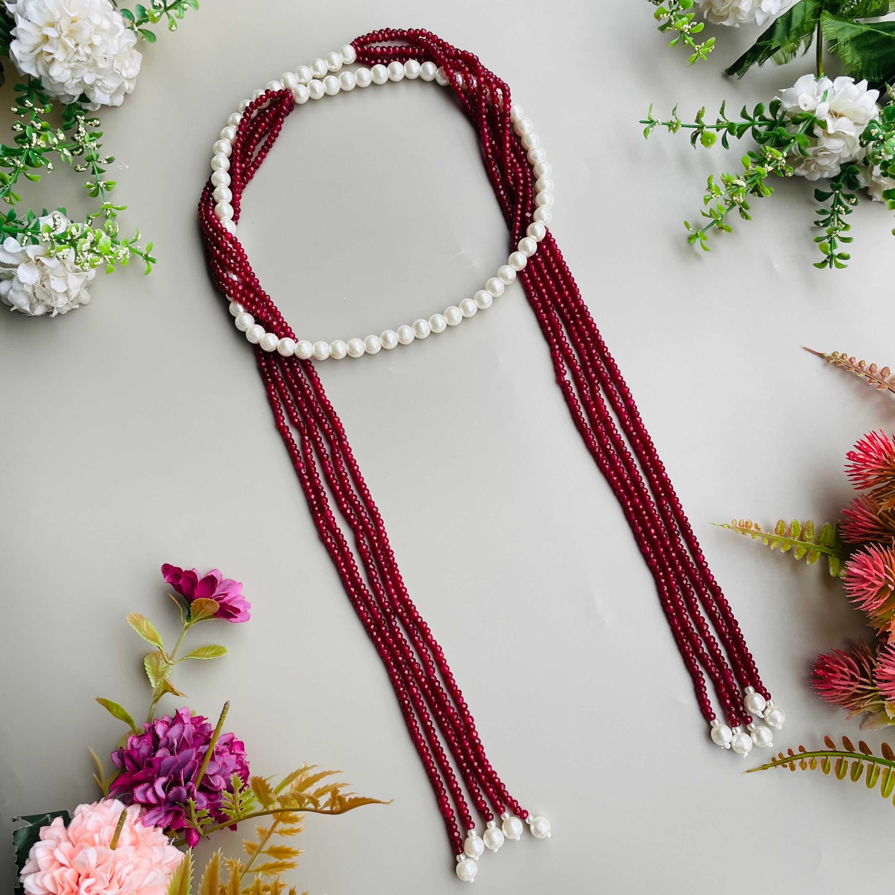 Nayaab jigyasa  Pearl long mala