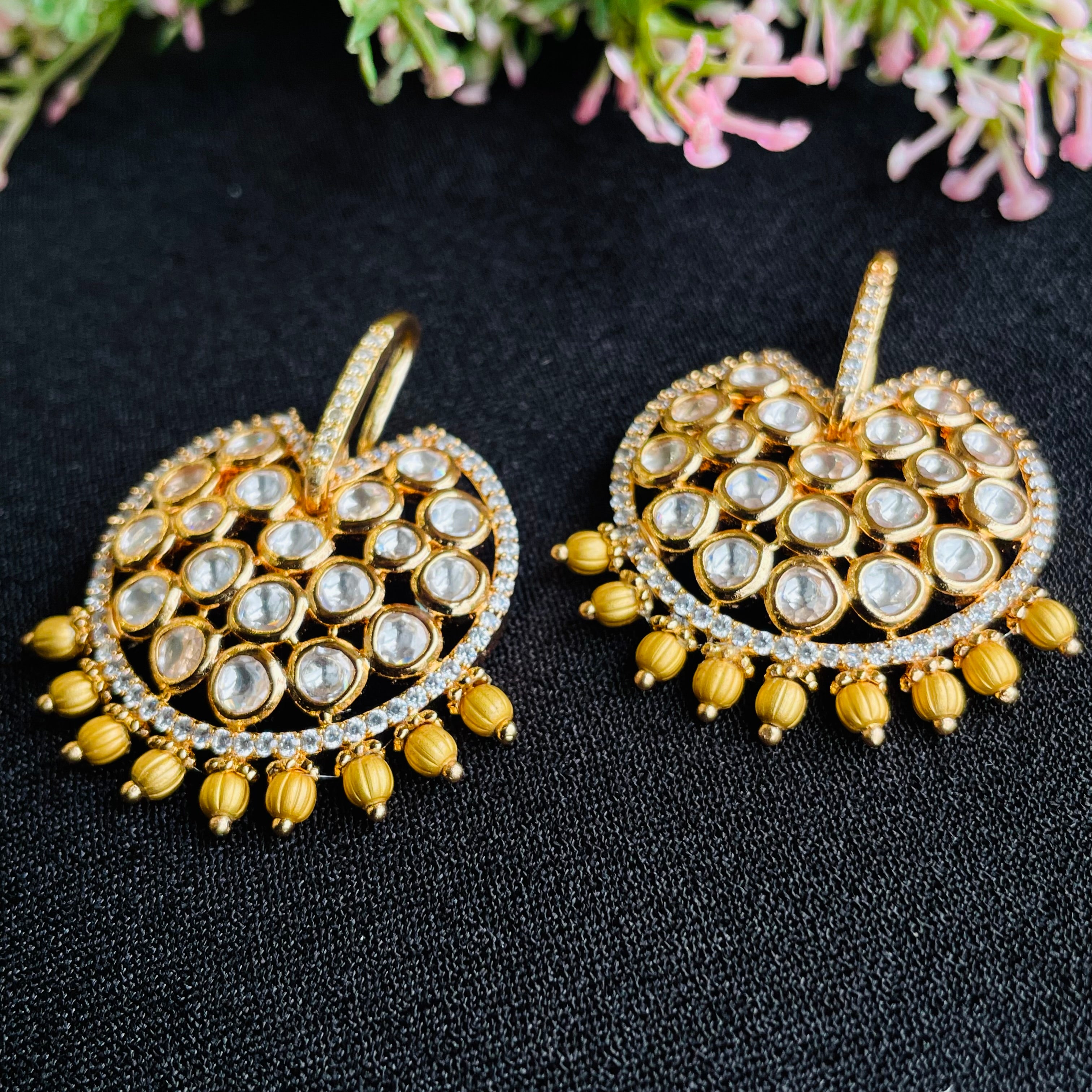 Nayaab Eshani Polki Earrings