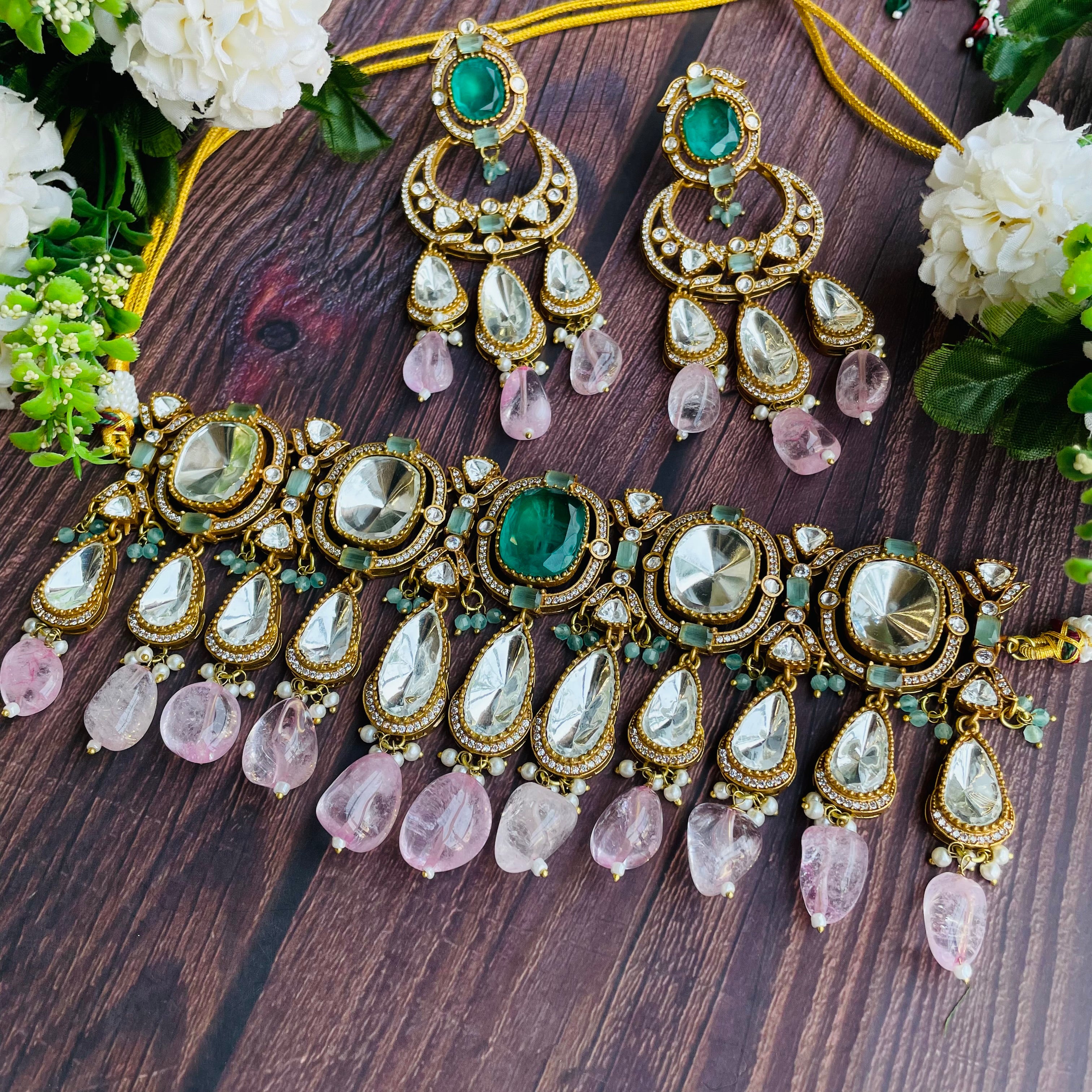 Nayaab Saloni polki choker- Pre booking