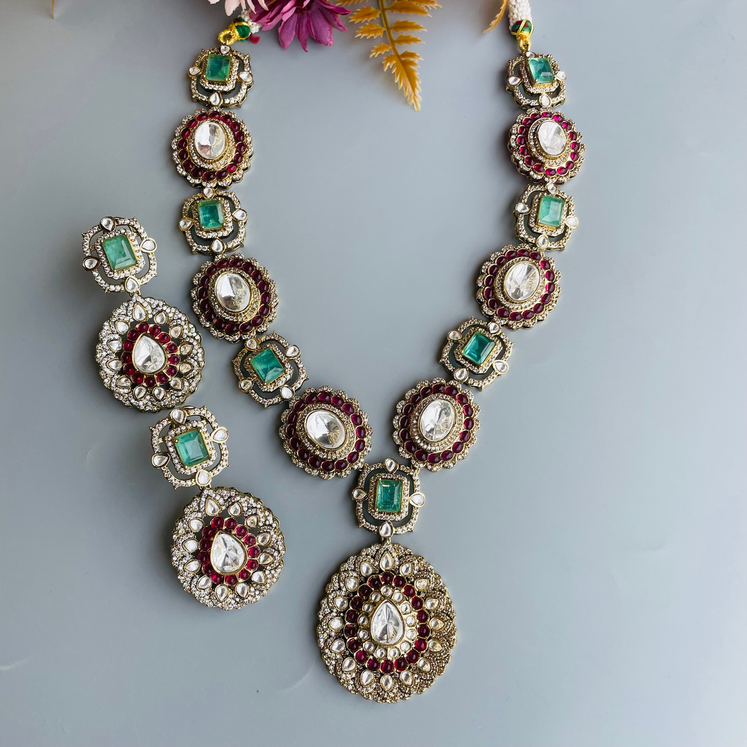 Nayaab Shalu Polki Neckpiece