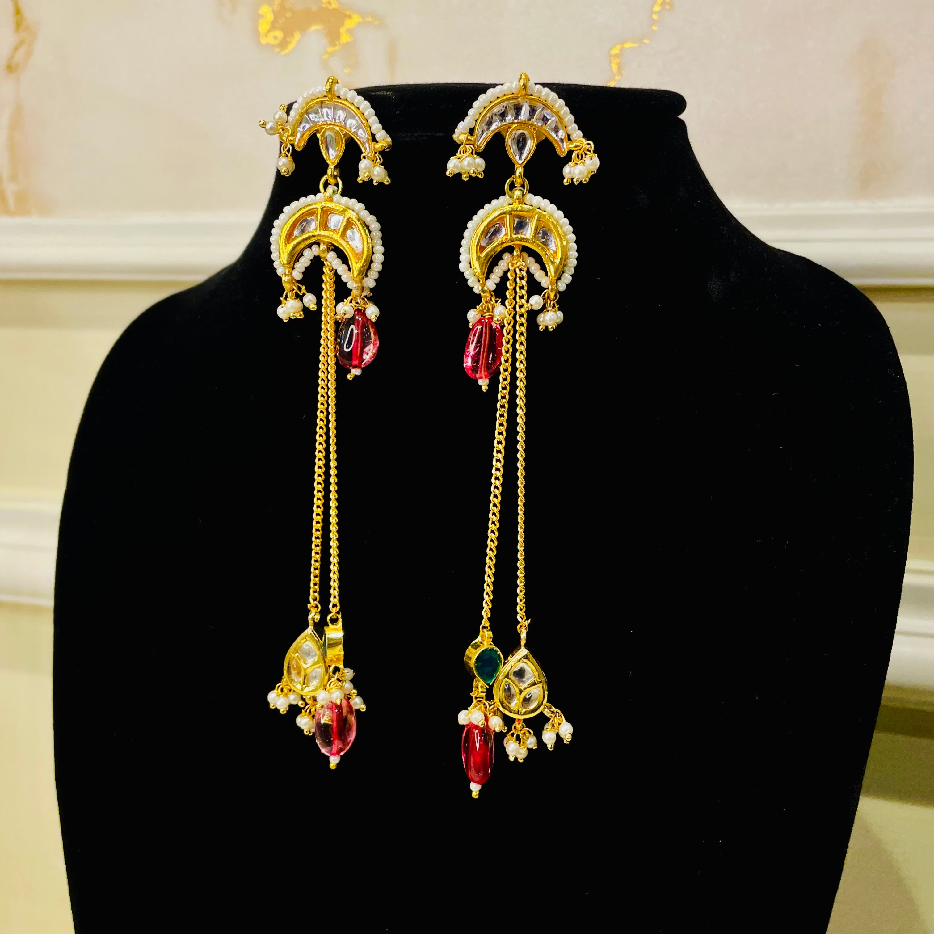 Nayaab Alisha Polki Earrings