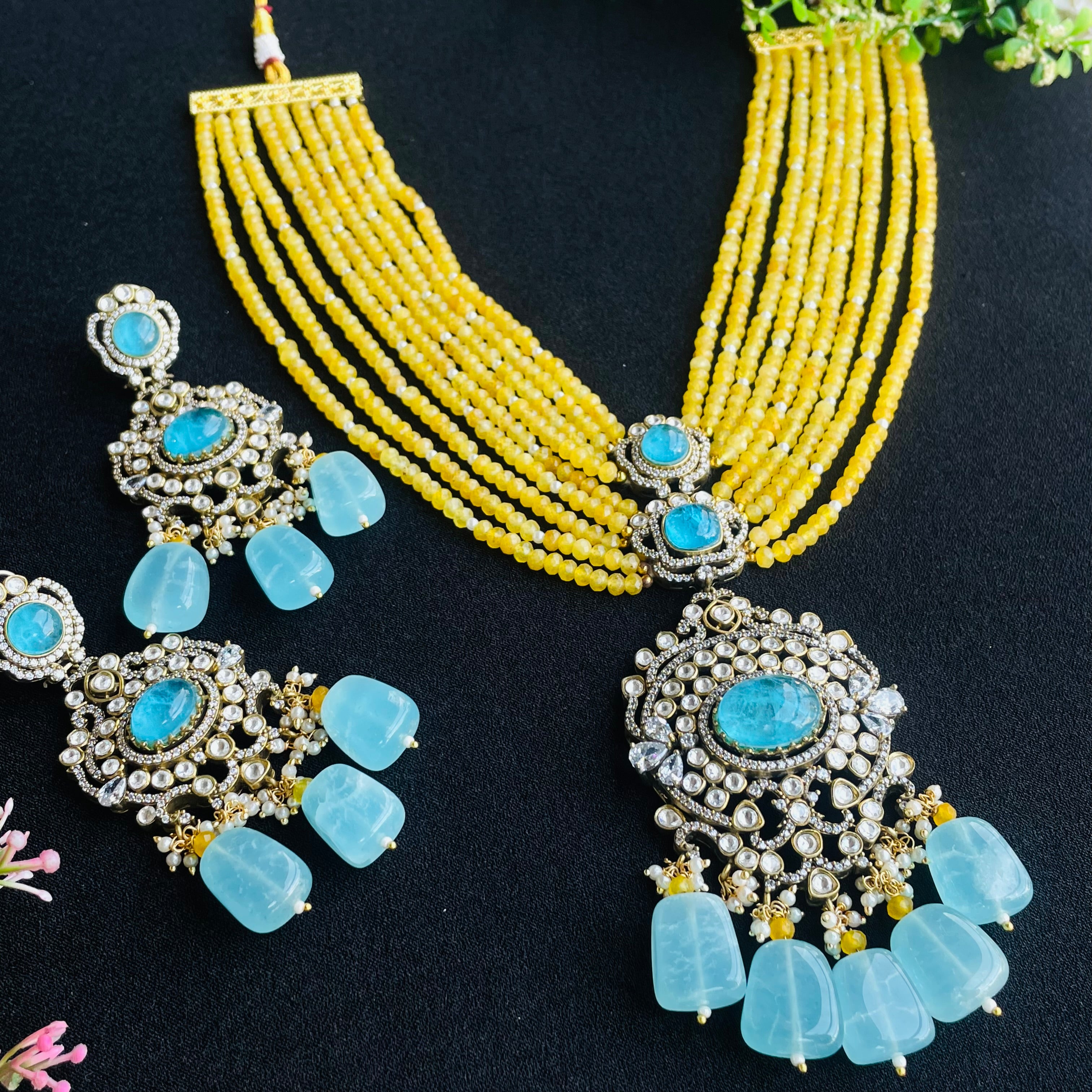 nayaab adya Polki neckpiece