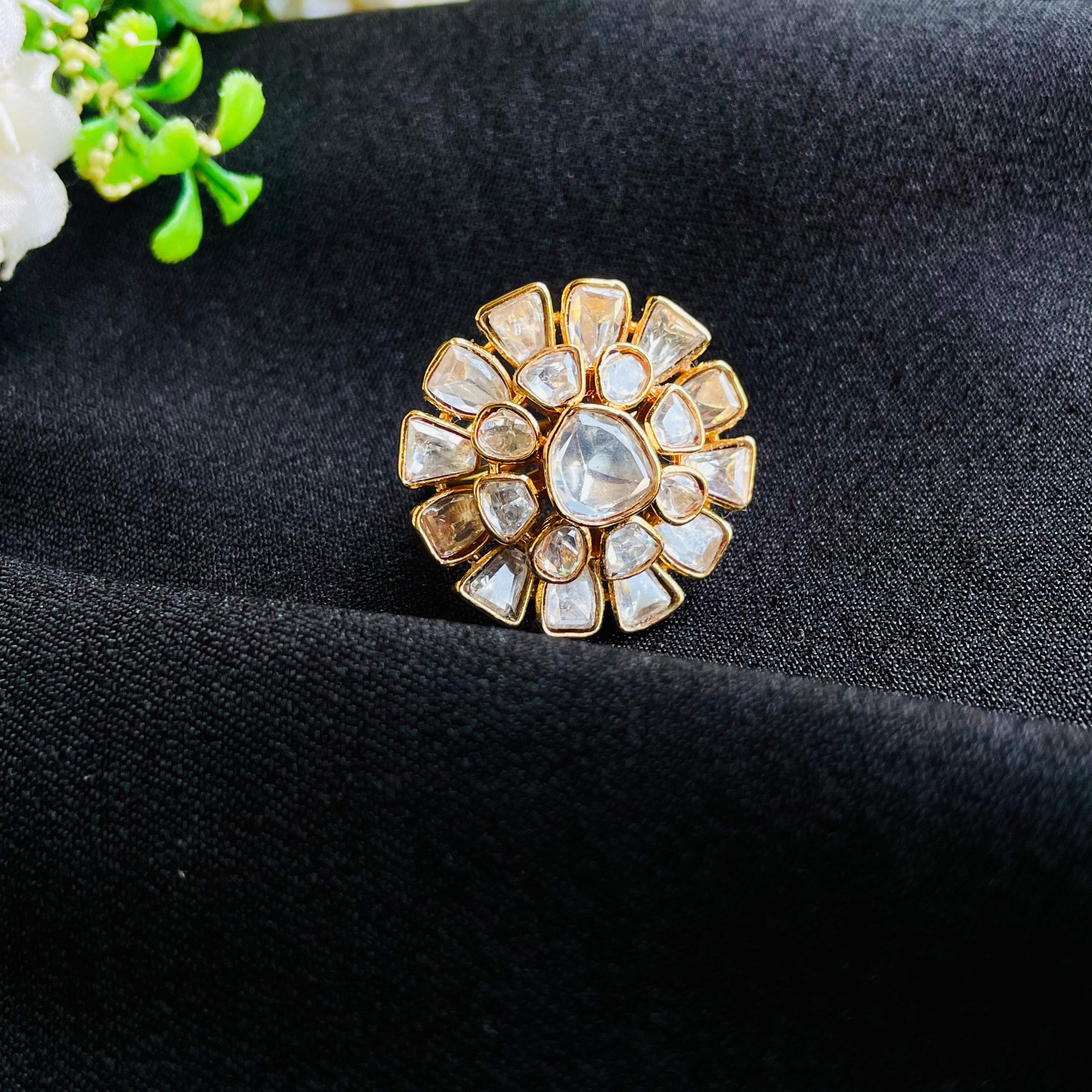 Nayaab Aarohi Polki Ring