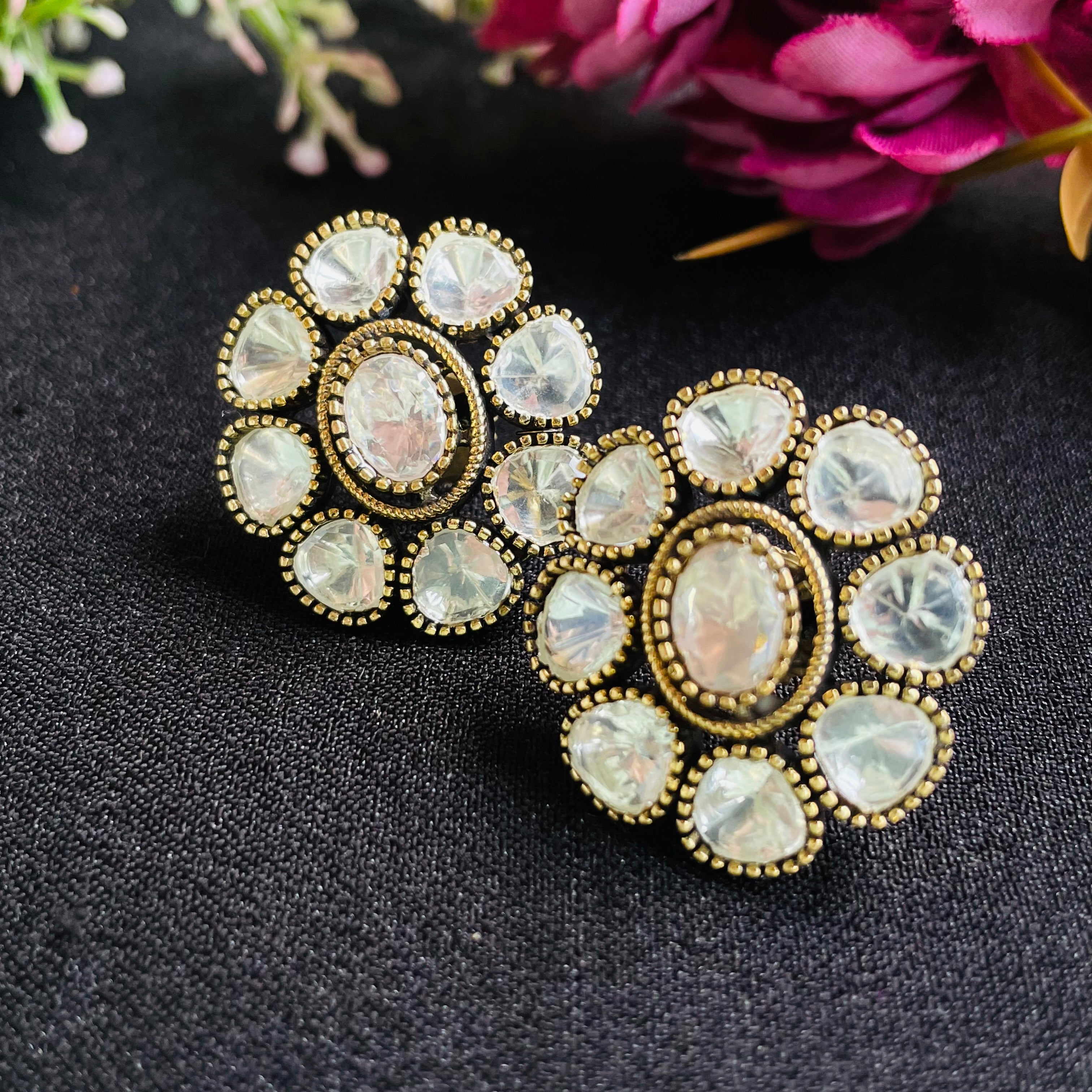 Nayaab Aashna Polki Earrings