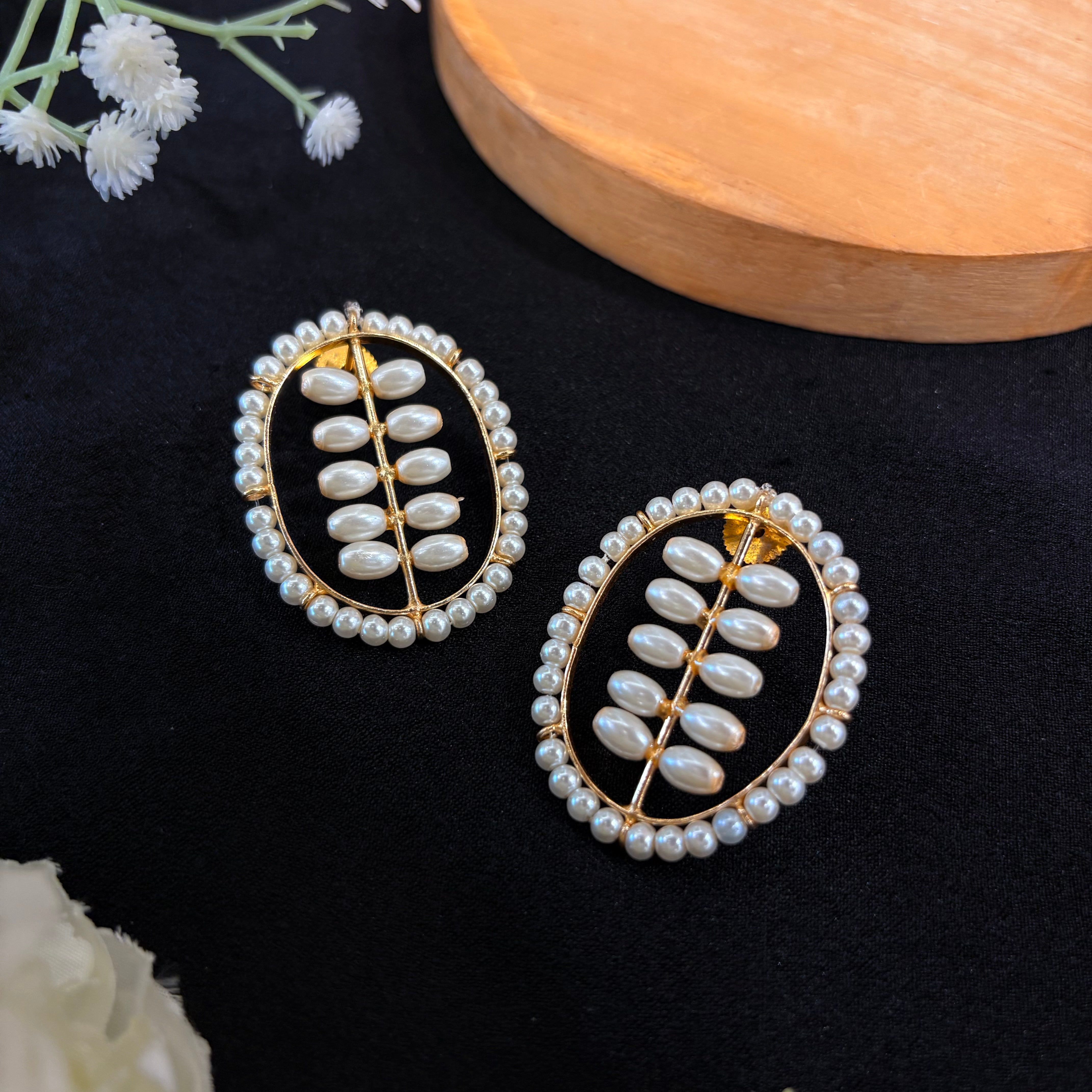 Aurelia Pearl Vine Earrings