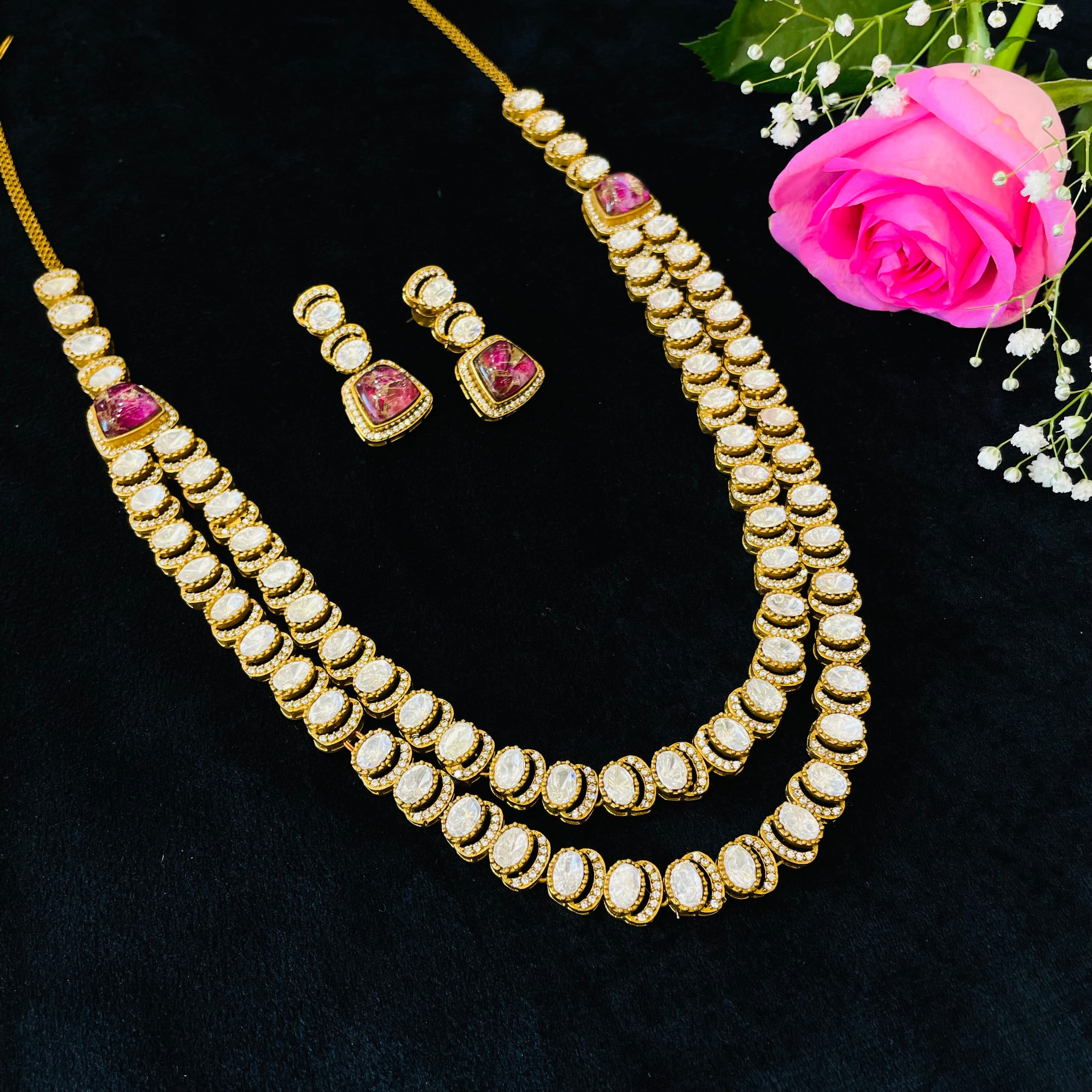 Nayaab Aarohi Polki neckpiece