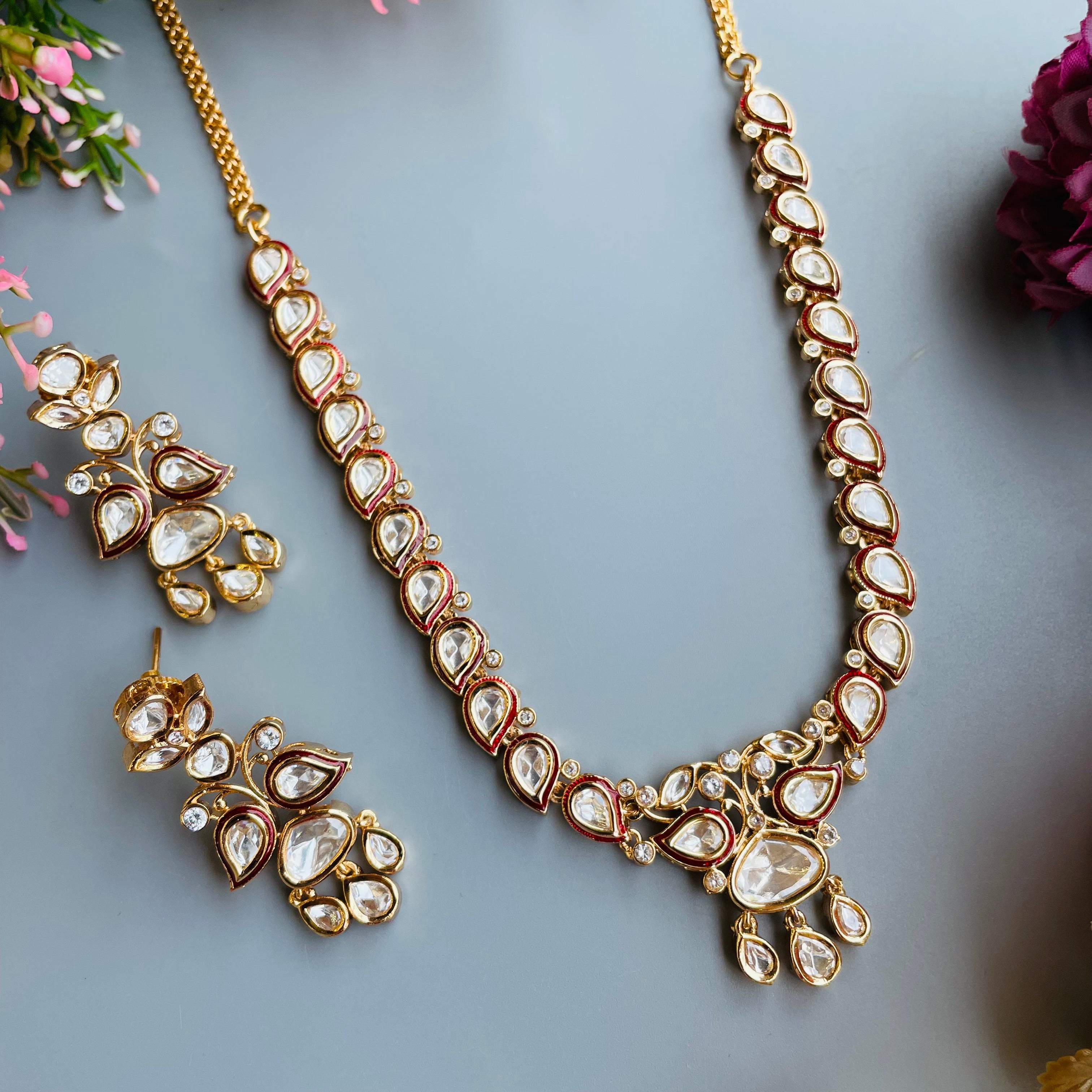 Nayaab Priya Polki Neckpiece