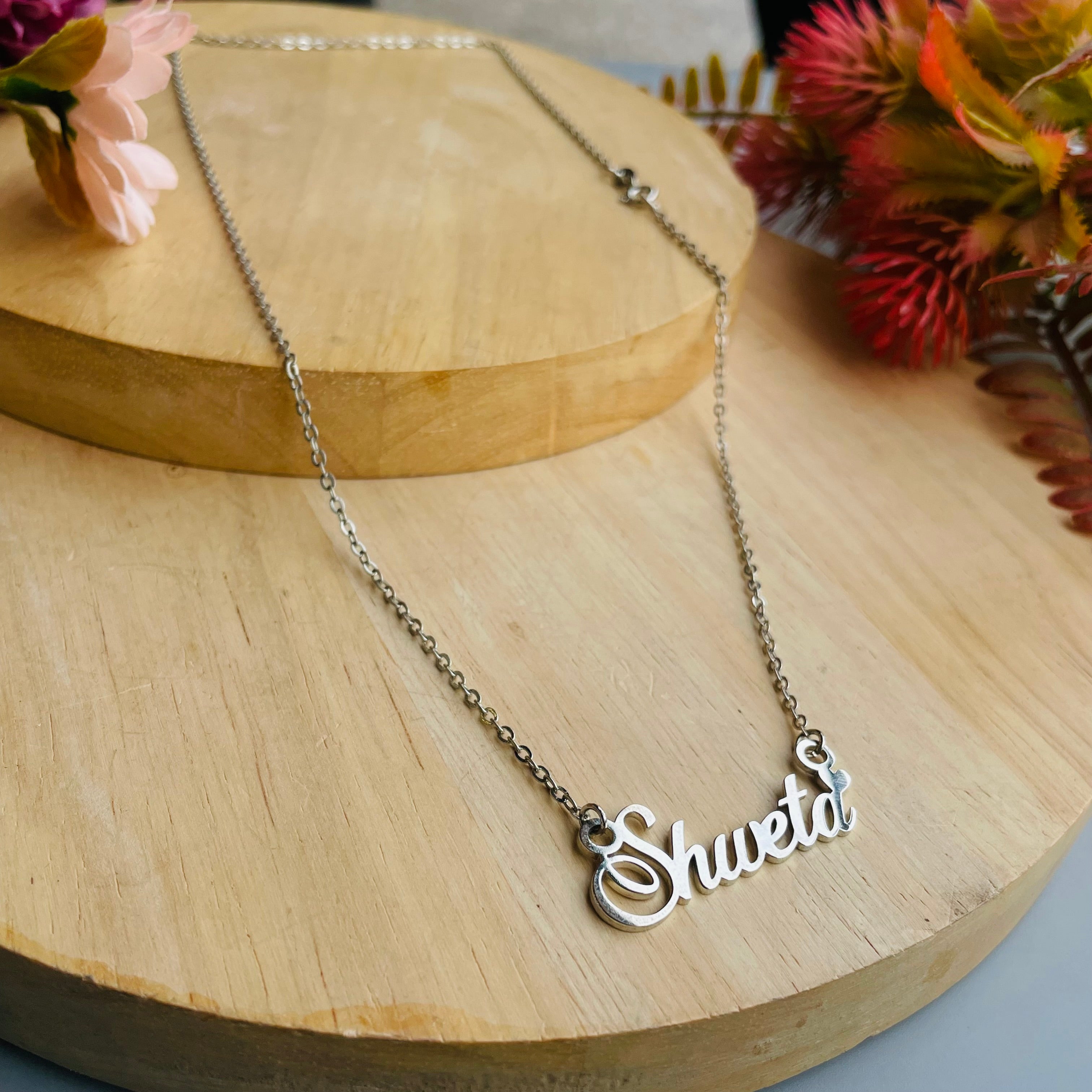 Vs sterling silver customise - name pendant