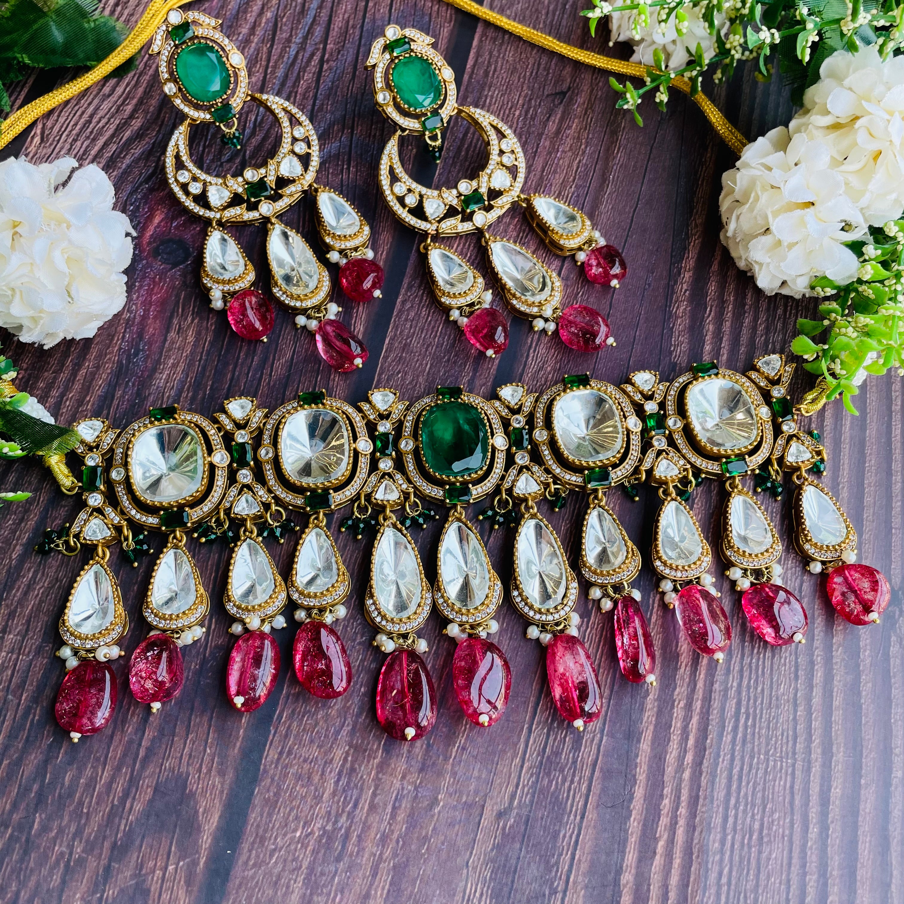 Nayaab Saloni polki choker- Pre booking