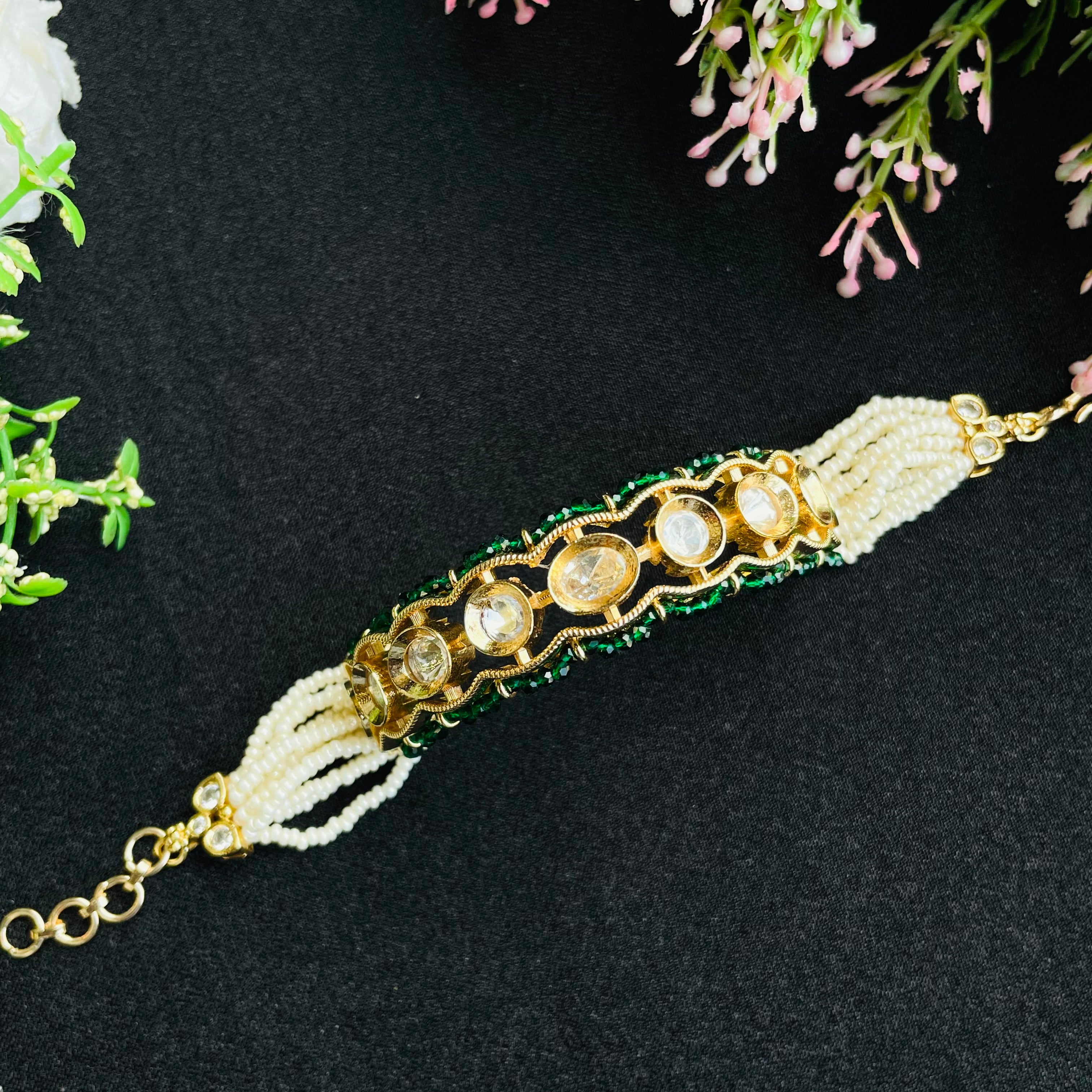 Nayaab Kashvi Polki Bracele