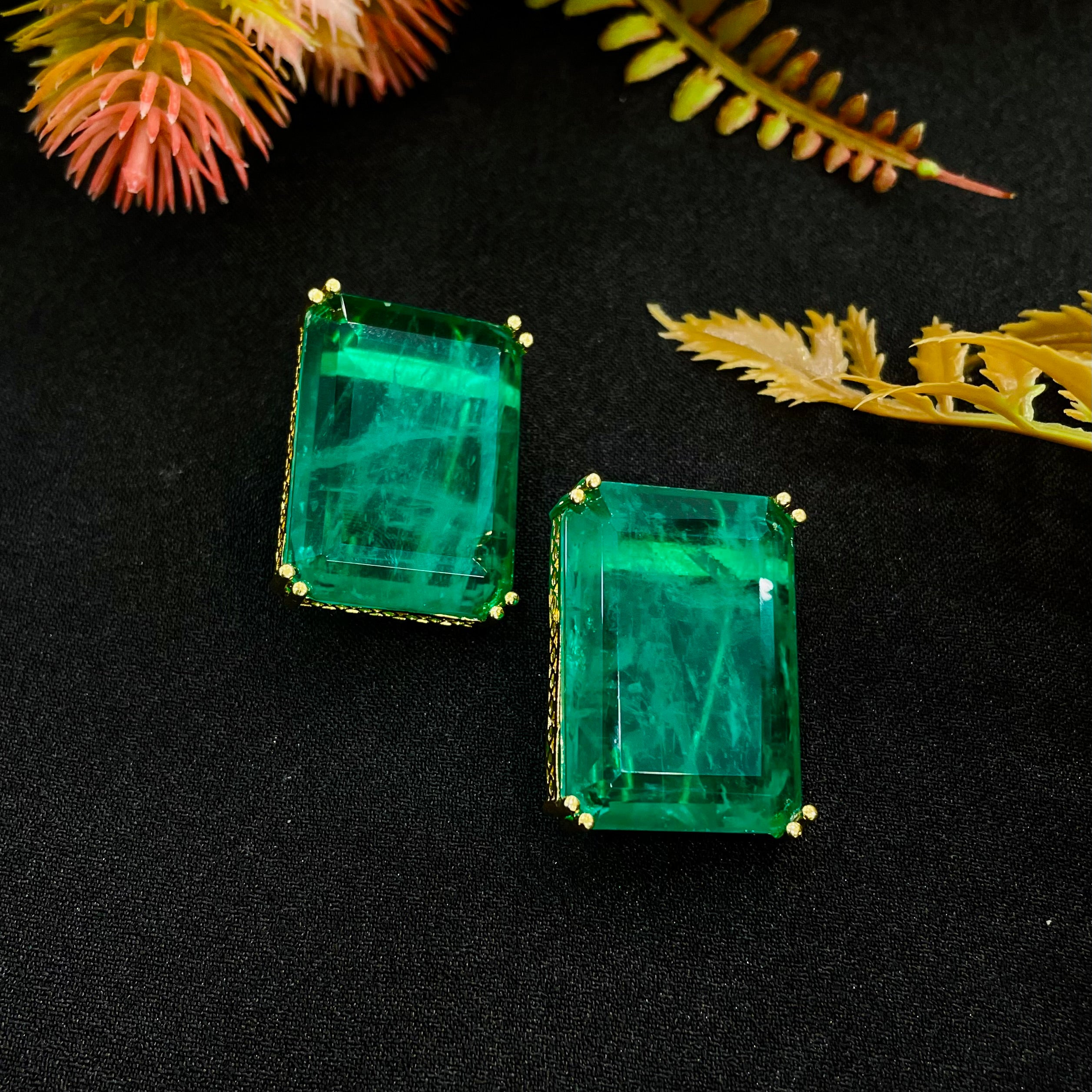 Nayaab Doublet Stone Studs