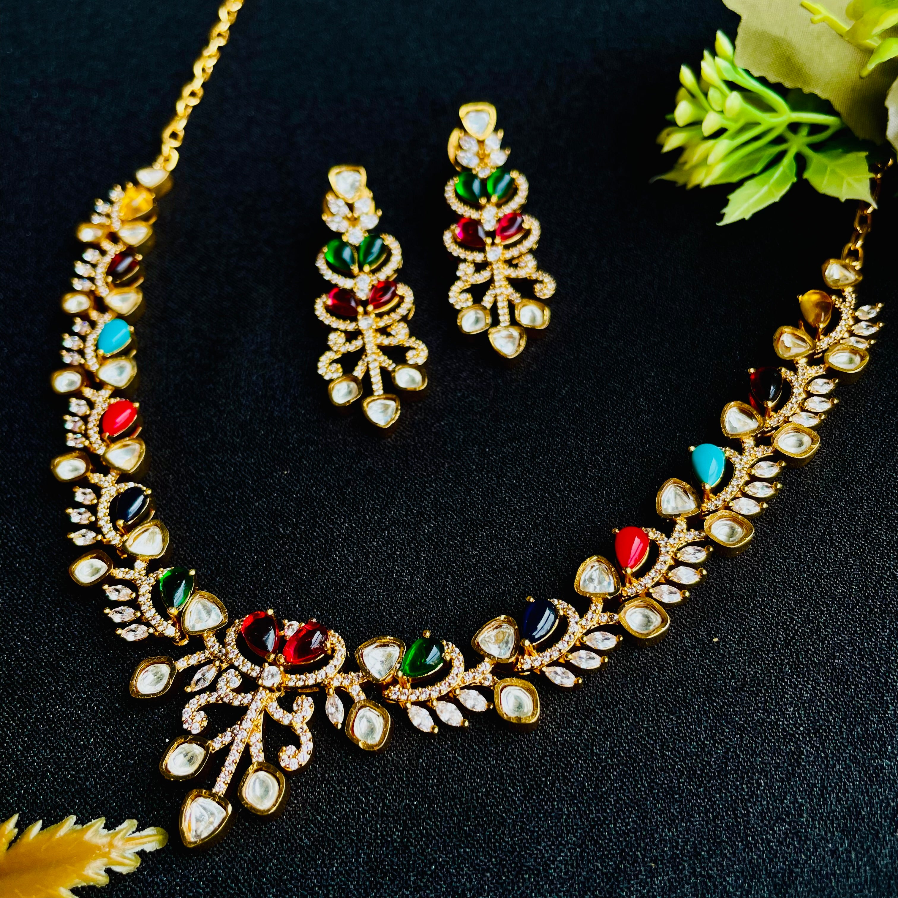 Nayaab Shreya Polki Neckpiece
