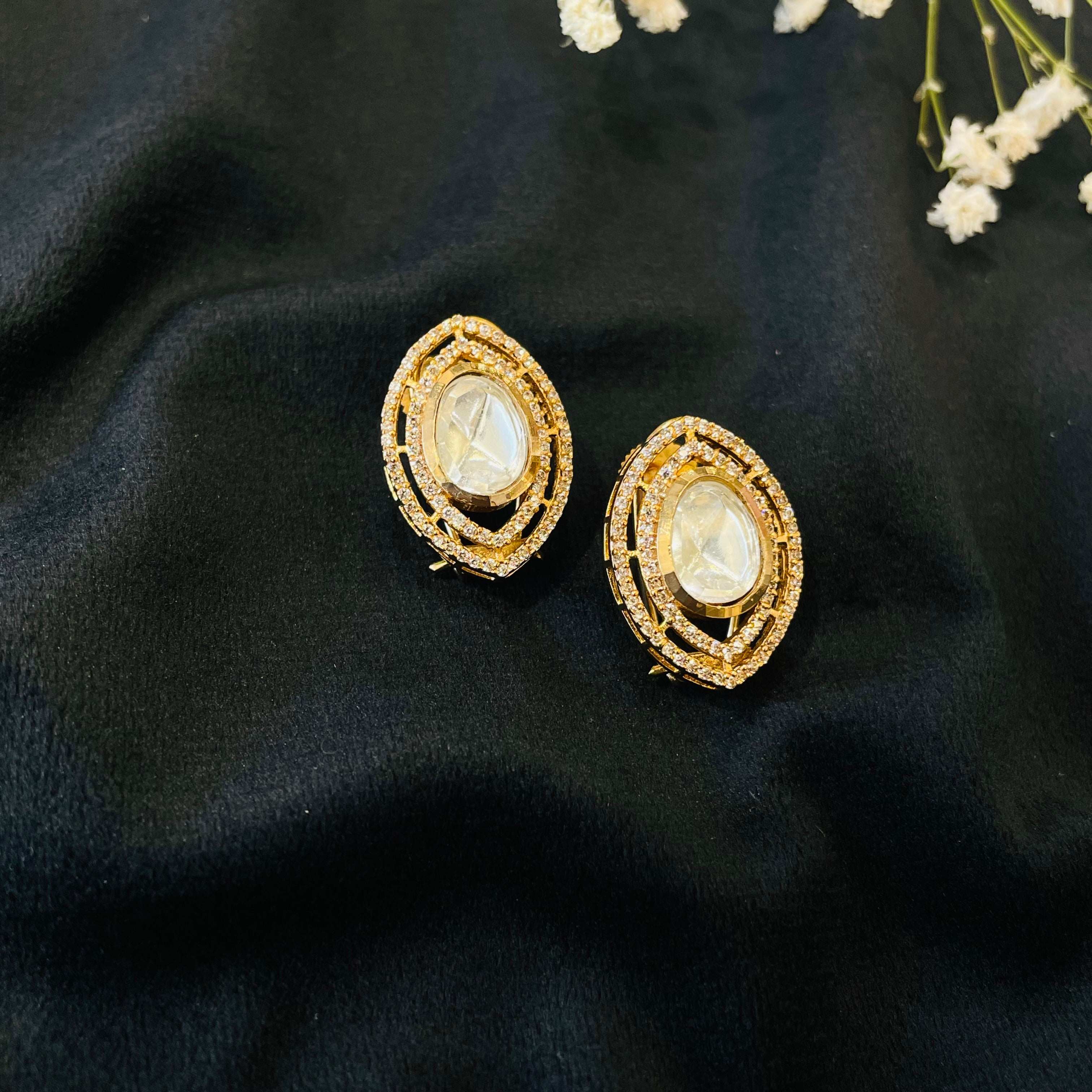 Nayaab Kanika Polki studs