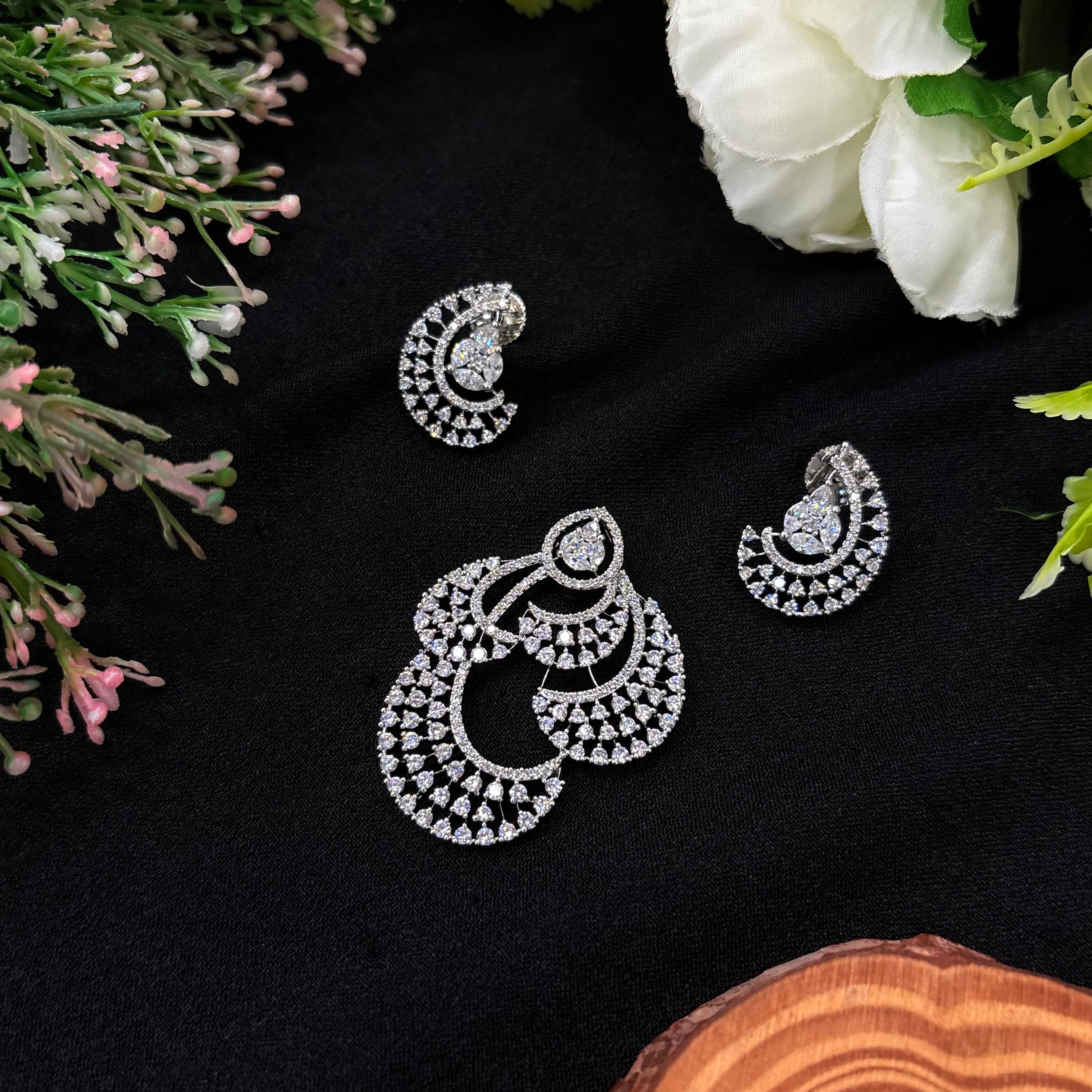 Celeste Arc Pendant Set