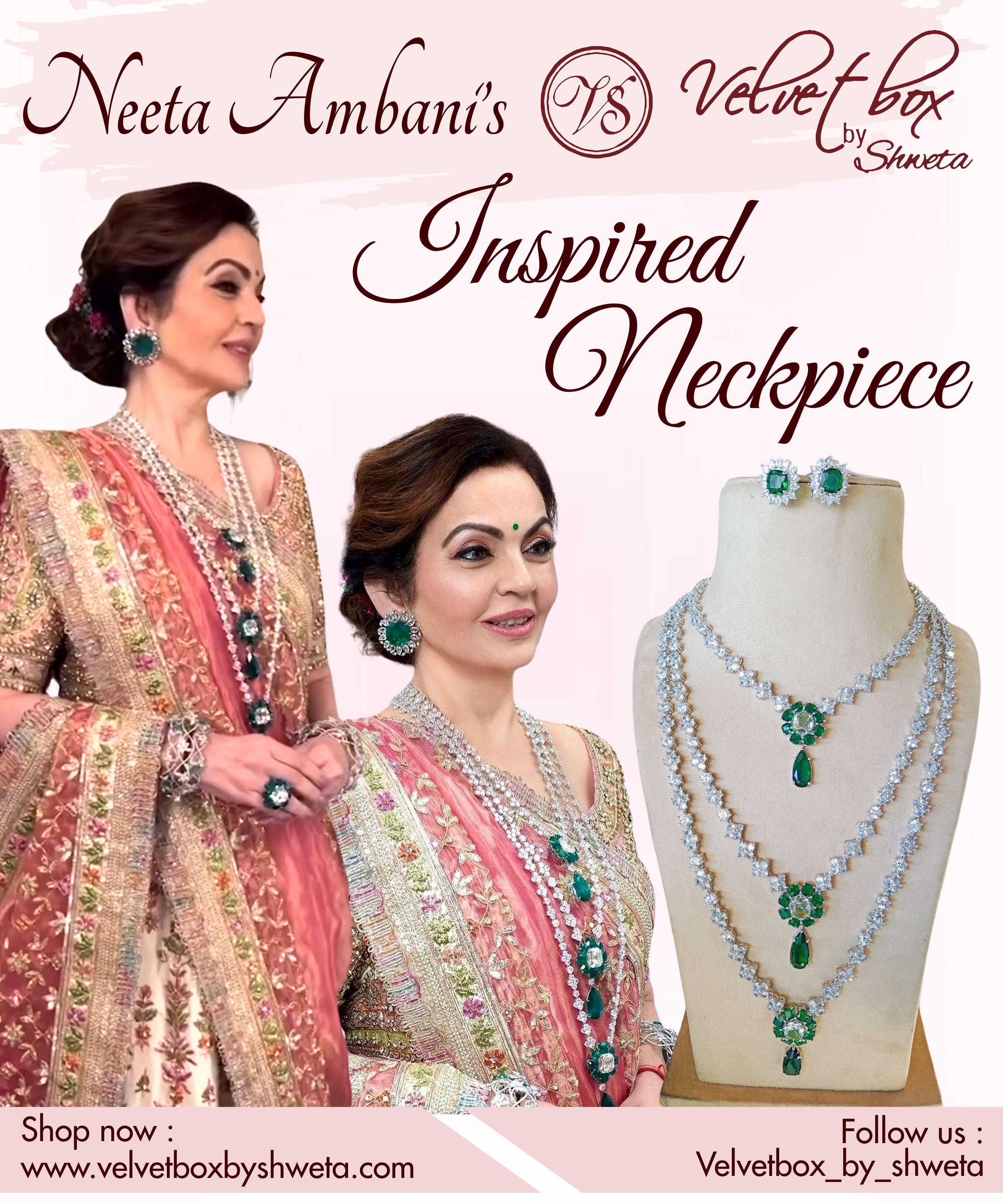 Neeta ambani ad Layered neckpiece