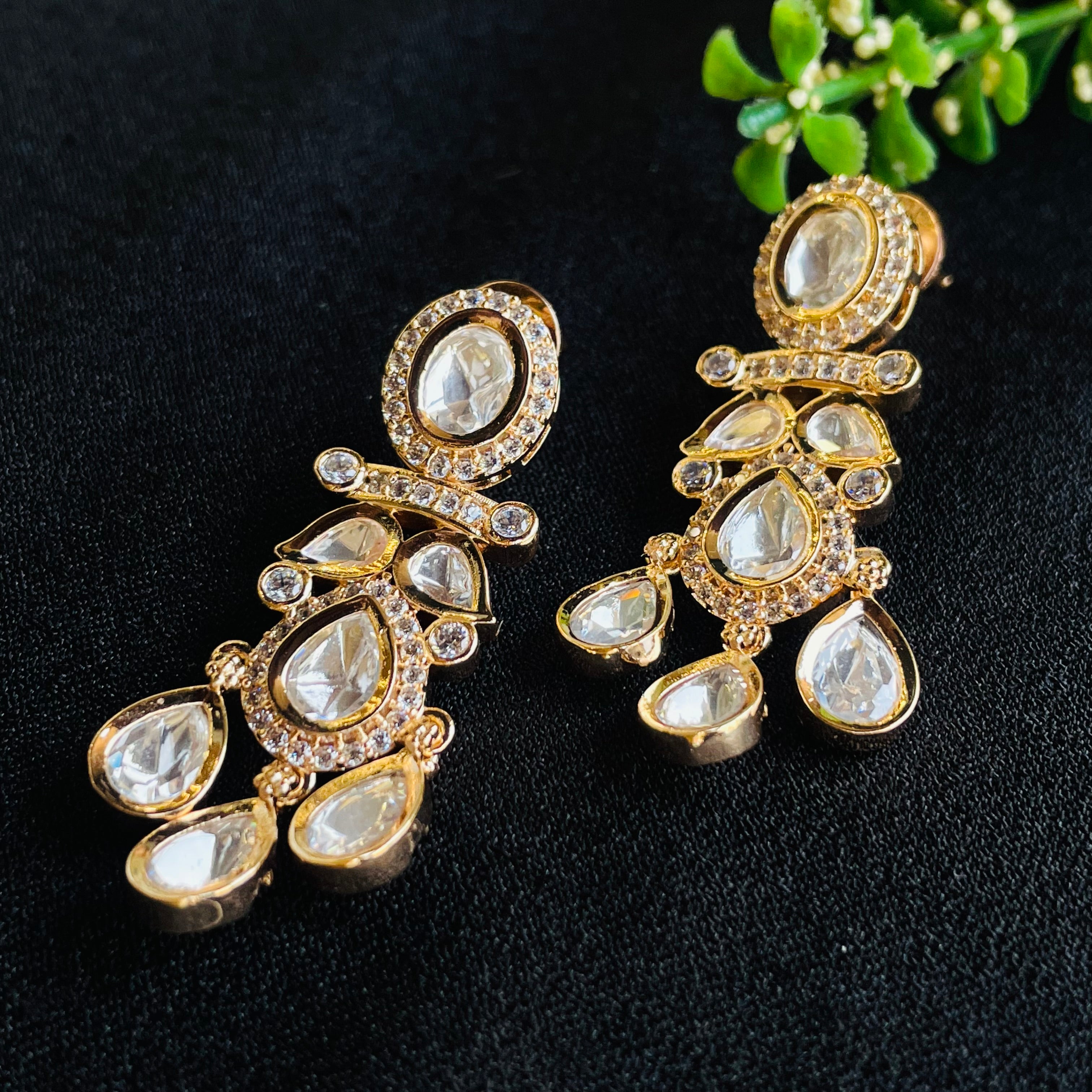 Nayaab Priya Polki Earrings