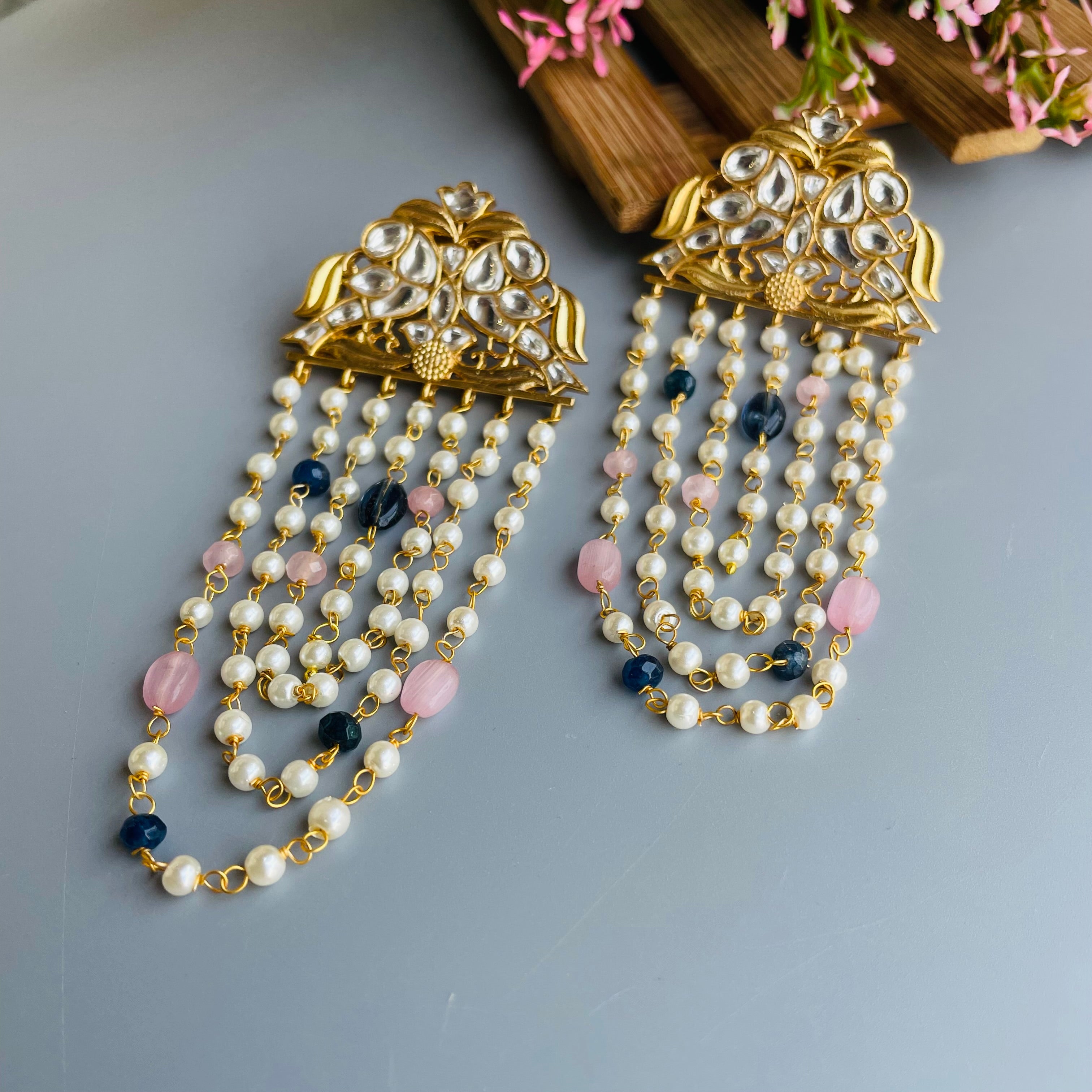 Nayaab Riya Polki Earrings