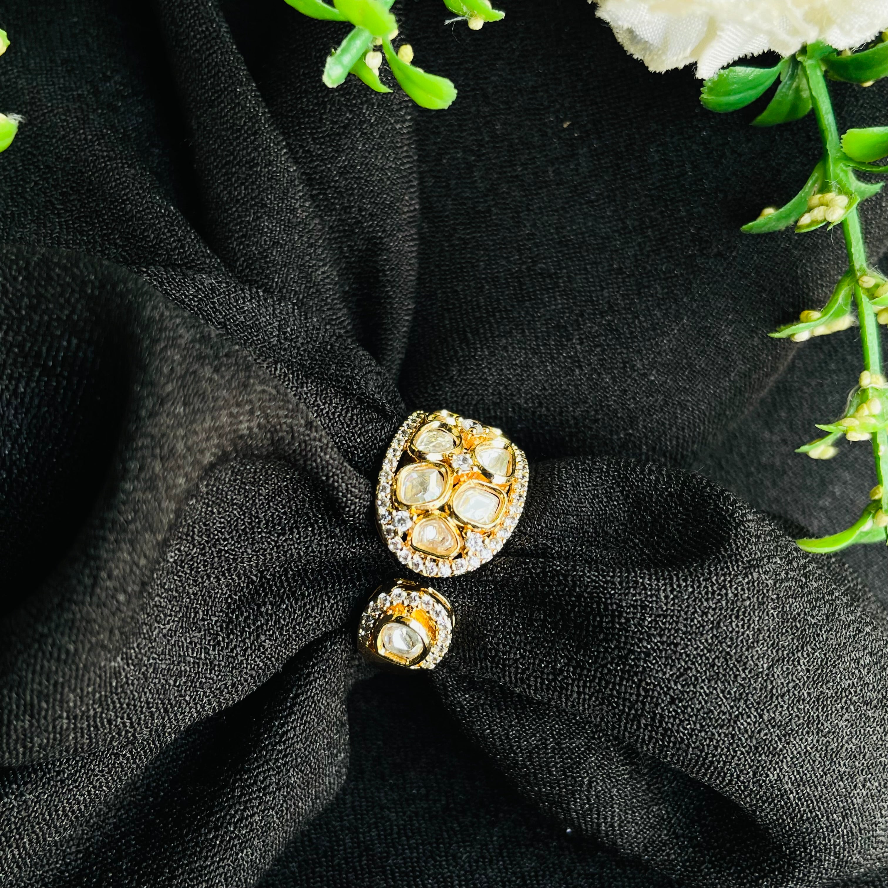 Nayaab kaya Polki Ring