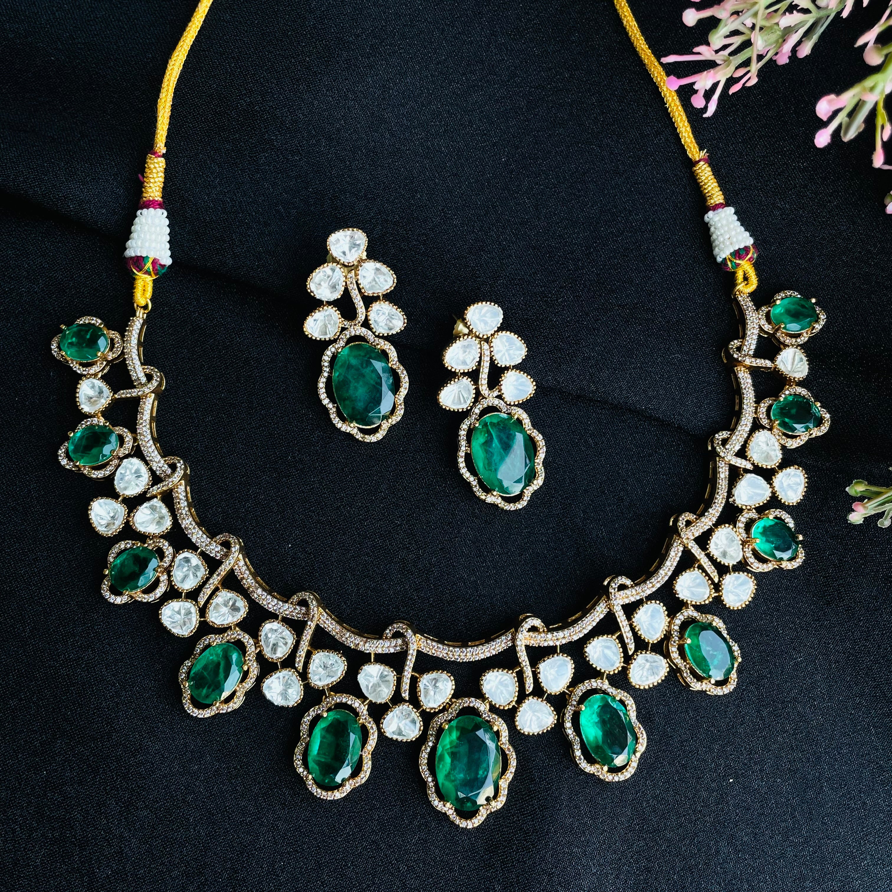 Nayaab Roohi  Polki Neckpiece