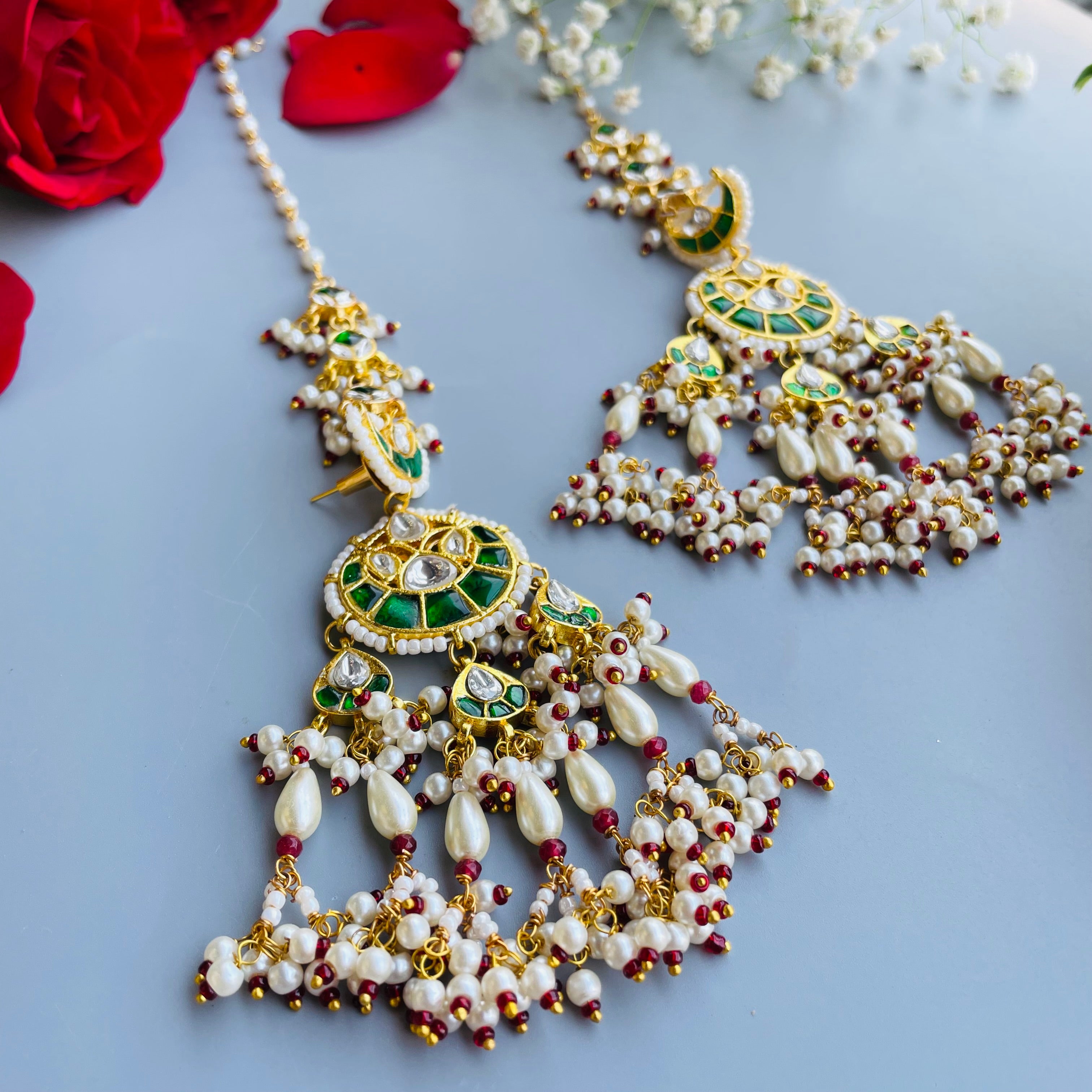 Nayaab ruhani Pearl Earrings