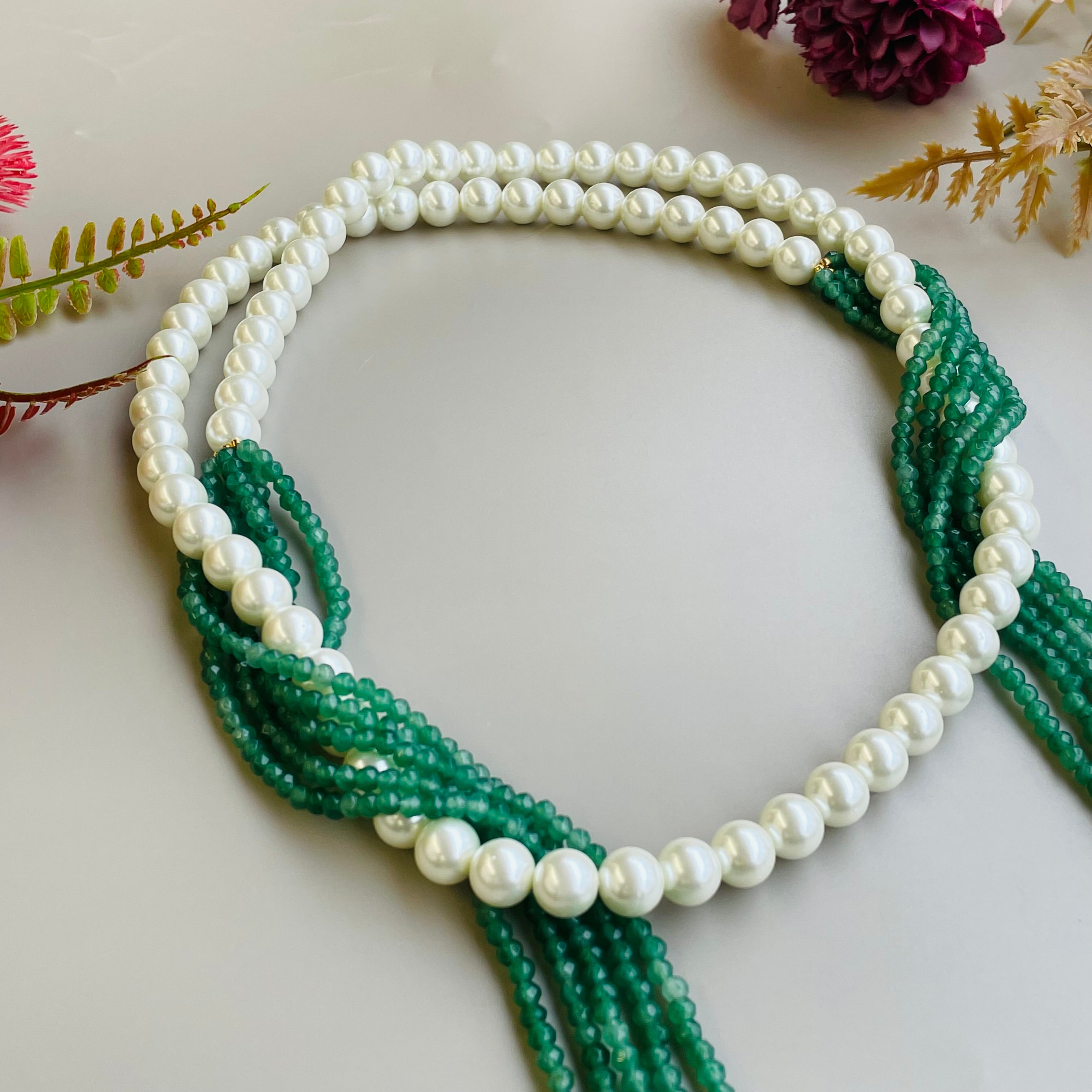 Nayaab jigyasa  Pearl long mala