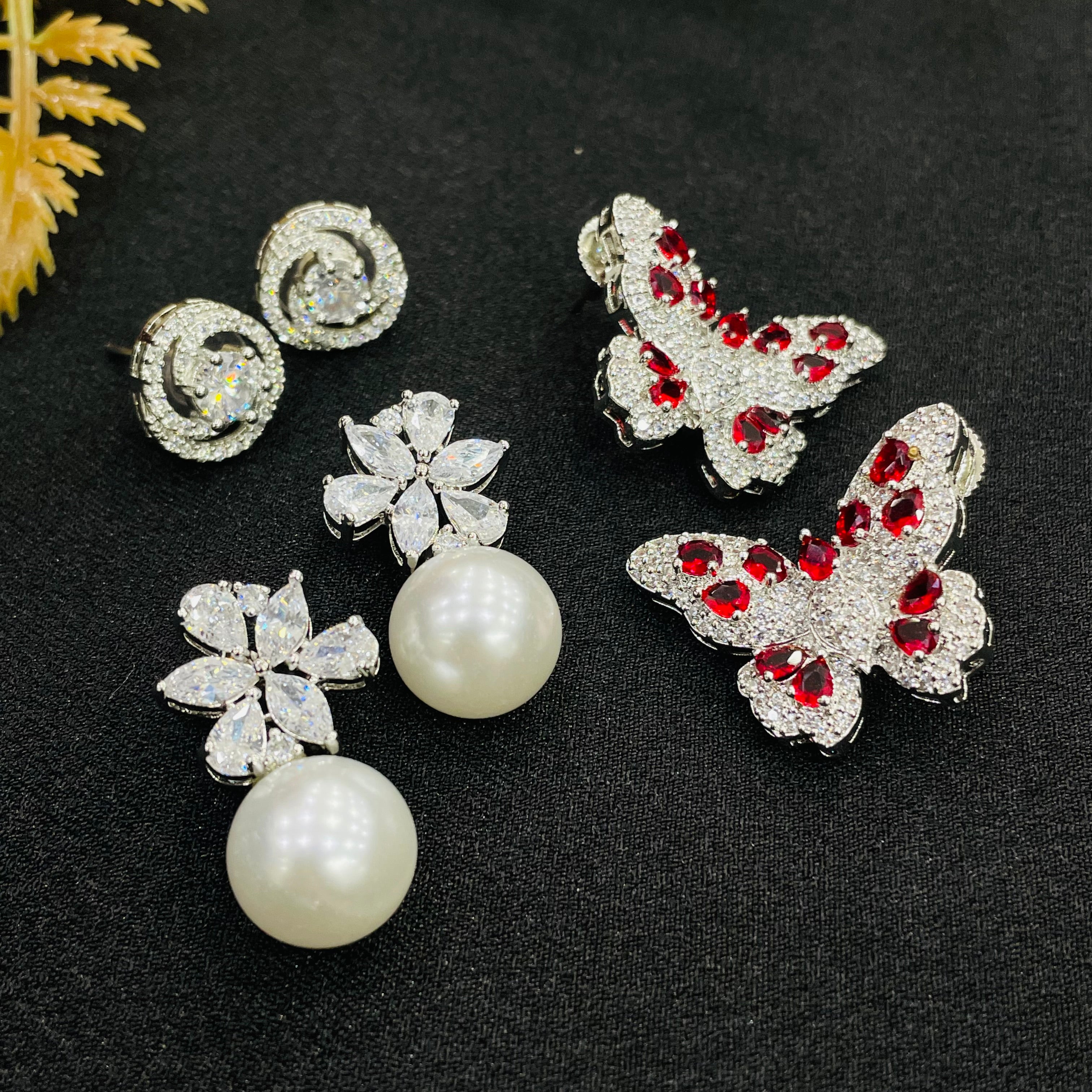 Ad butterfly With Ad studs Combo