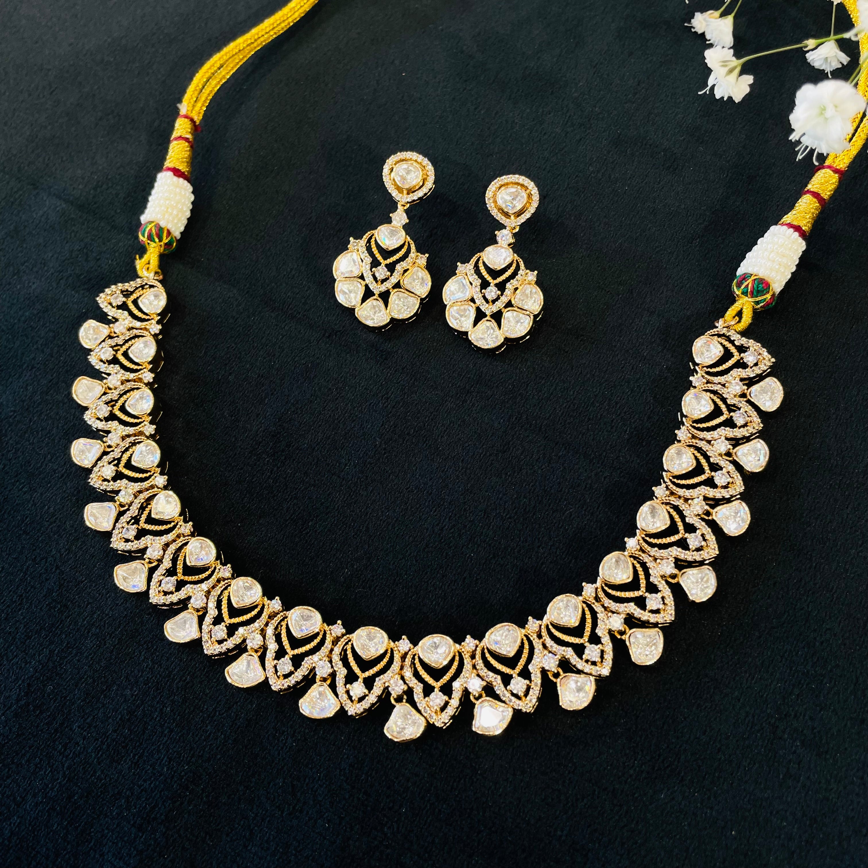 Nayaab Riya Polki Neckpiece