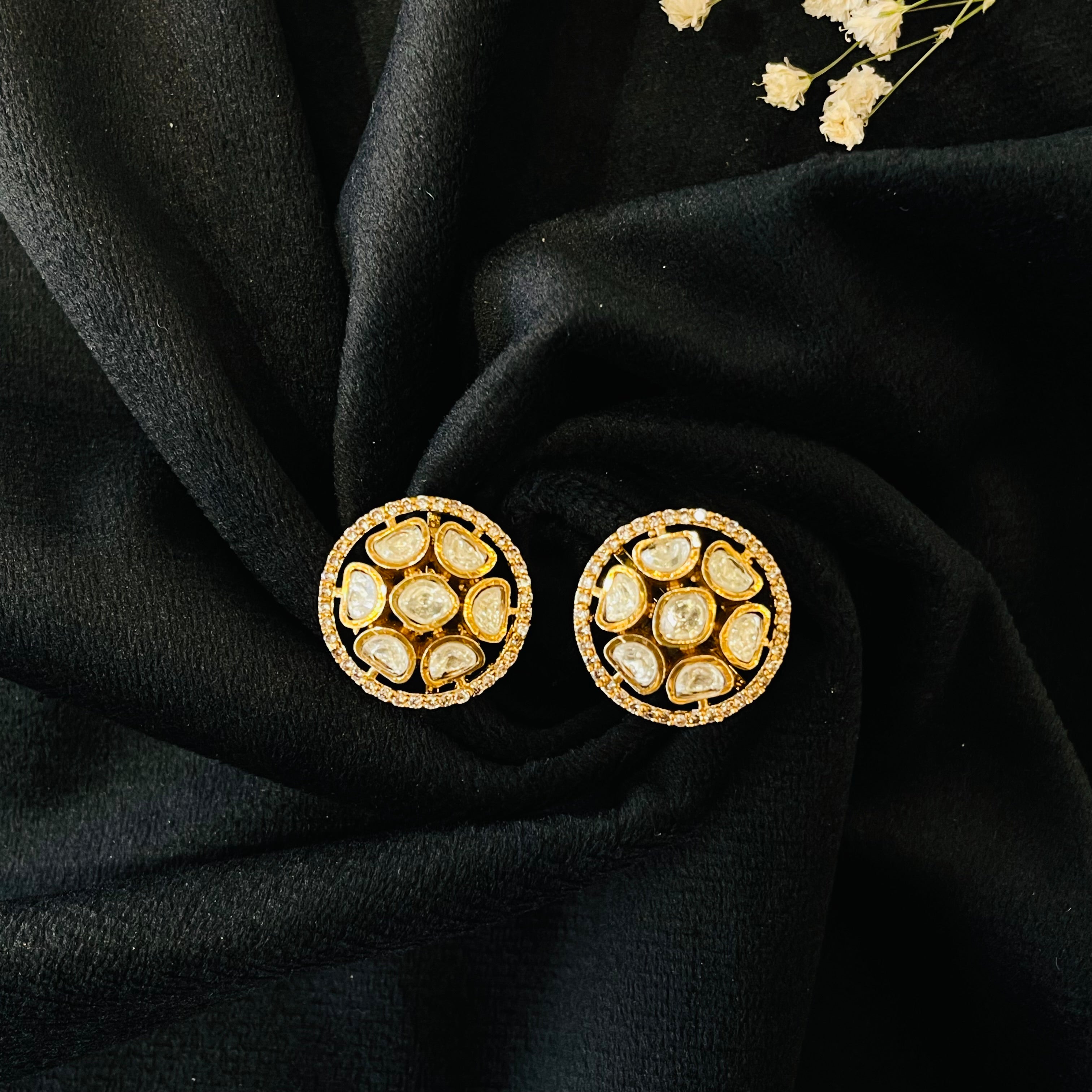 Nayaab Suhani Polki studs