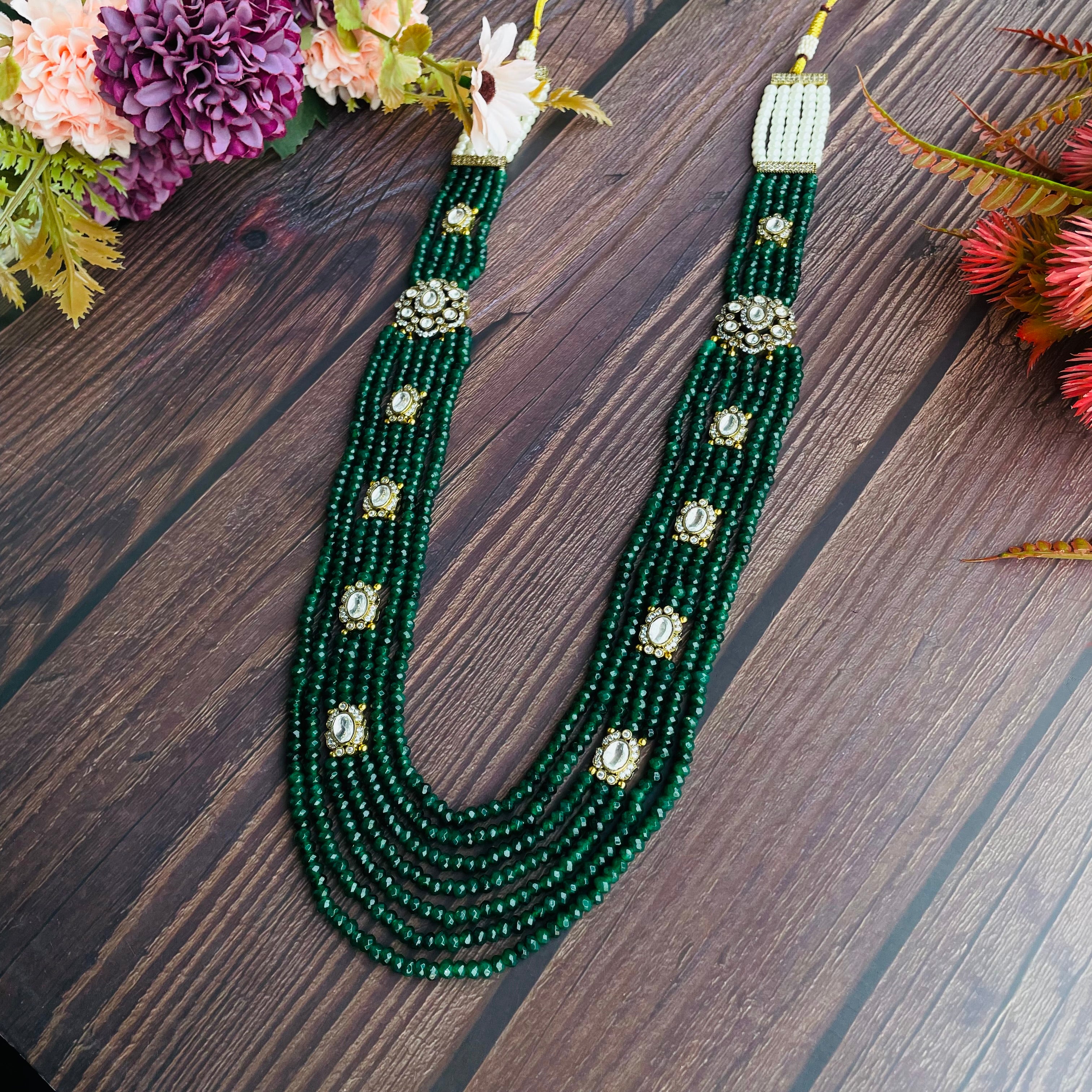 Nayaab rusi long neckpiece~ with free ring