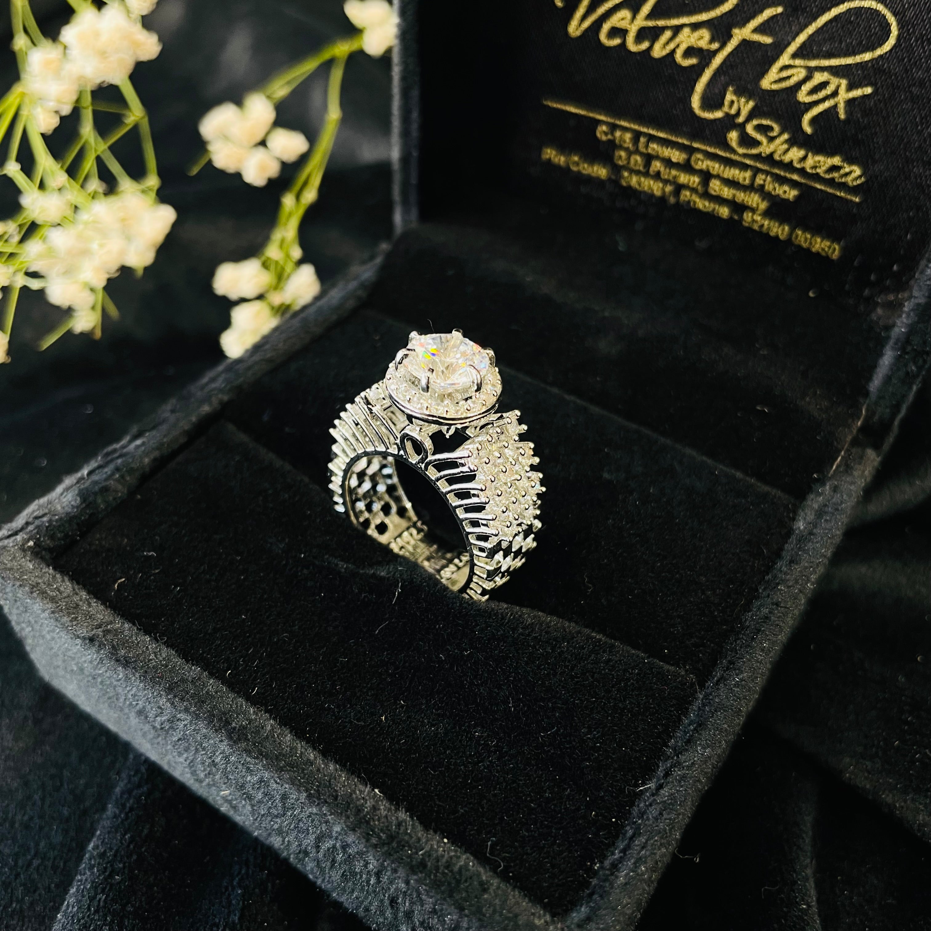 Vs Sterling Silver Cocktail Ring 201 9g