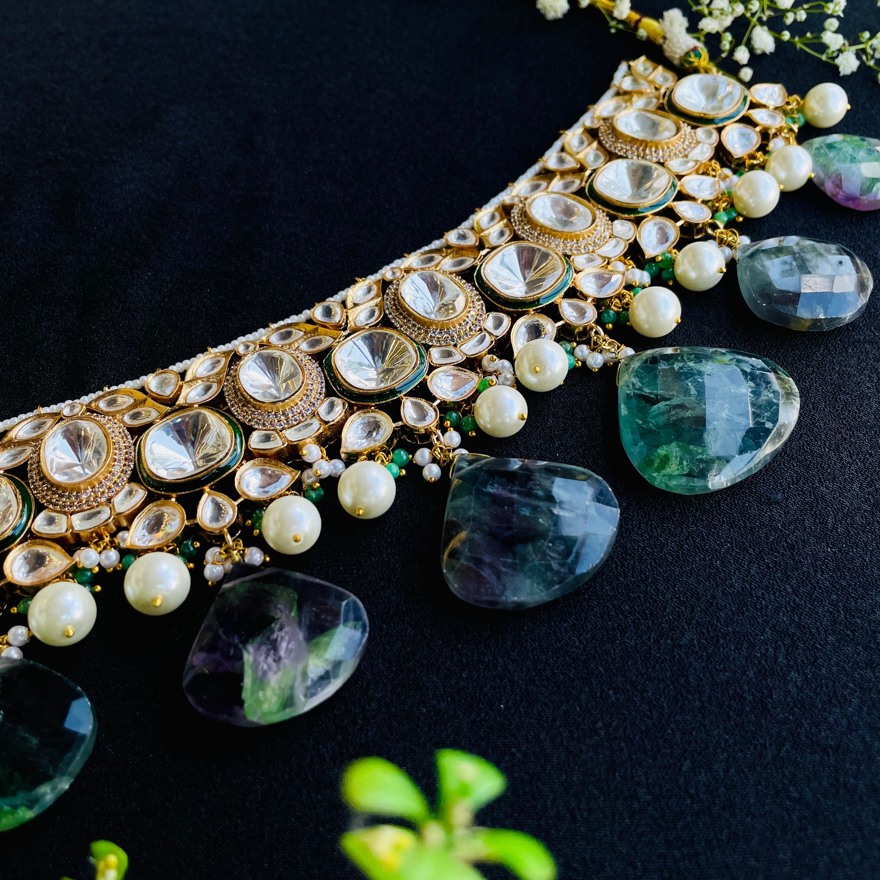 Nayaab Riya Polki Neckpiece