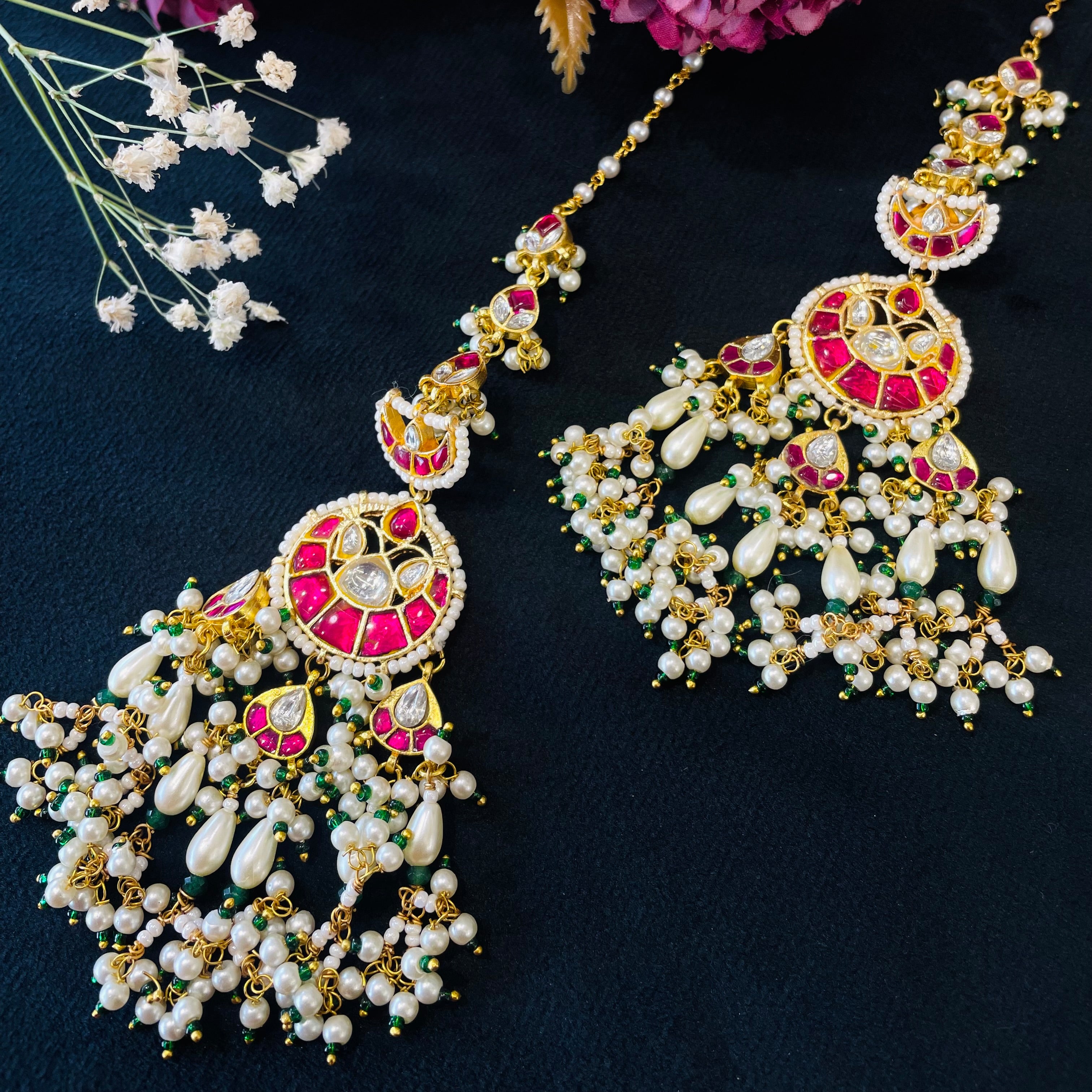 Nayaab ruhani Pearl Earrings