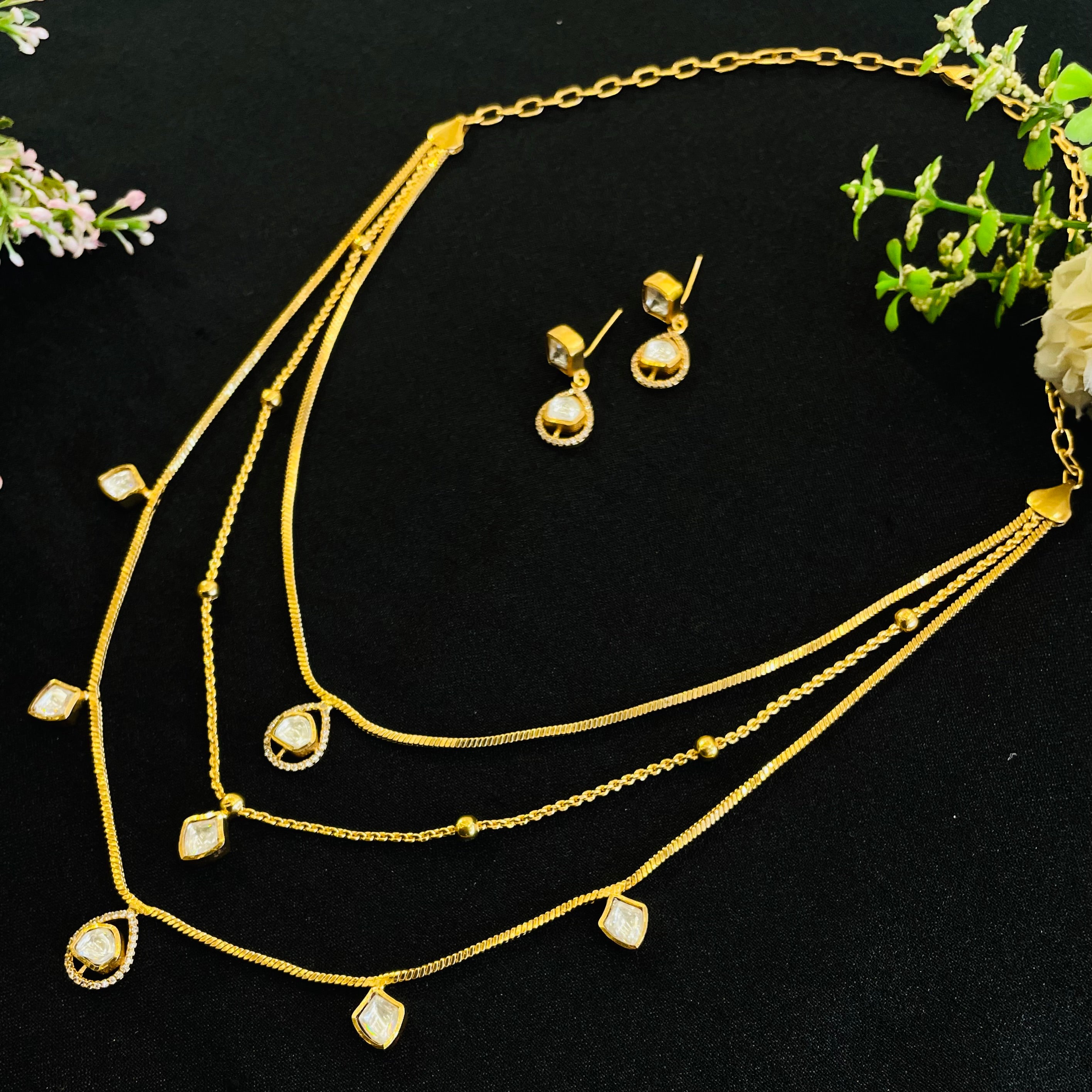 Nayaab Anushka Polki Neckpiece