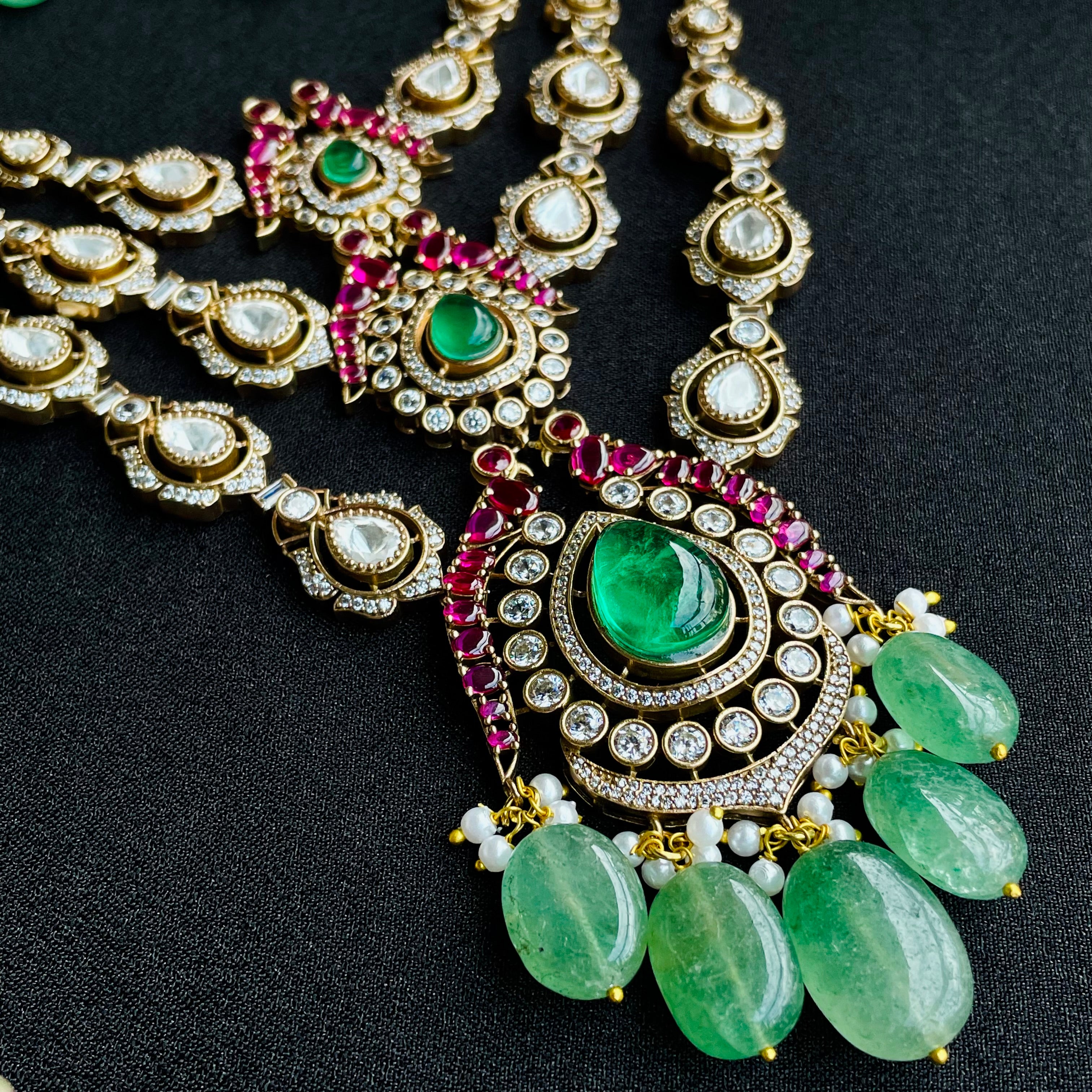 Nayaab Ayeza Polki Neckpiece