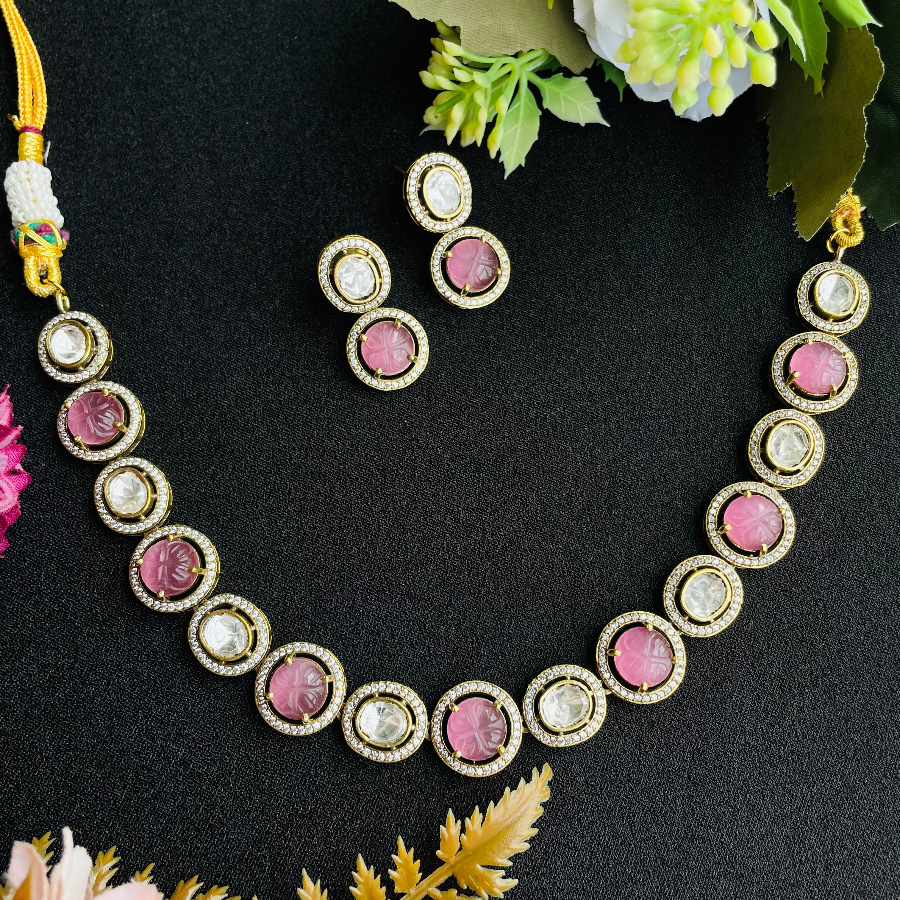 Nayaab Amrita Polki Neckpiece