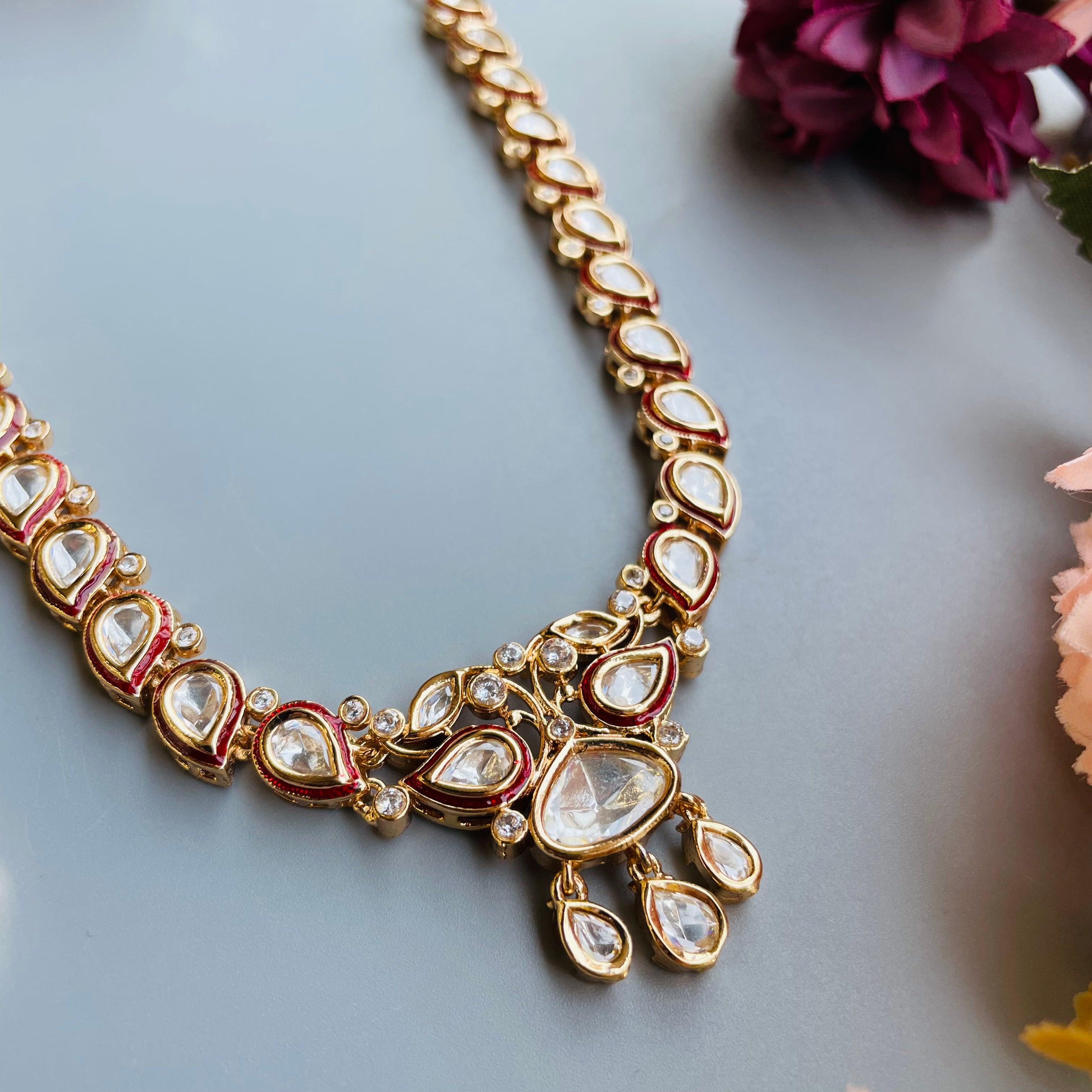 Nayaab Priya Polki Neckpiece