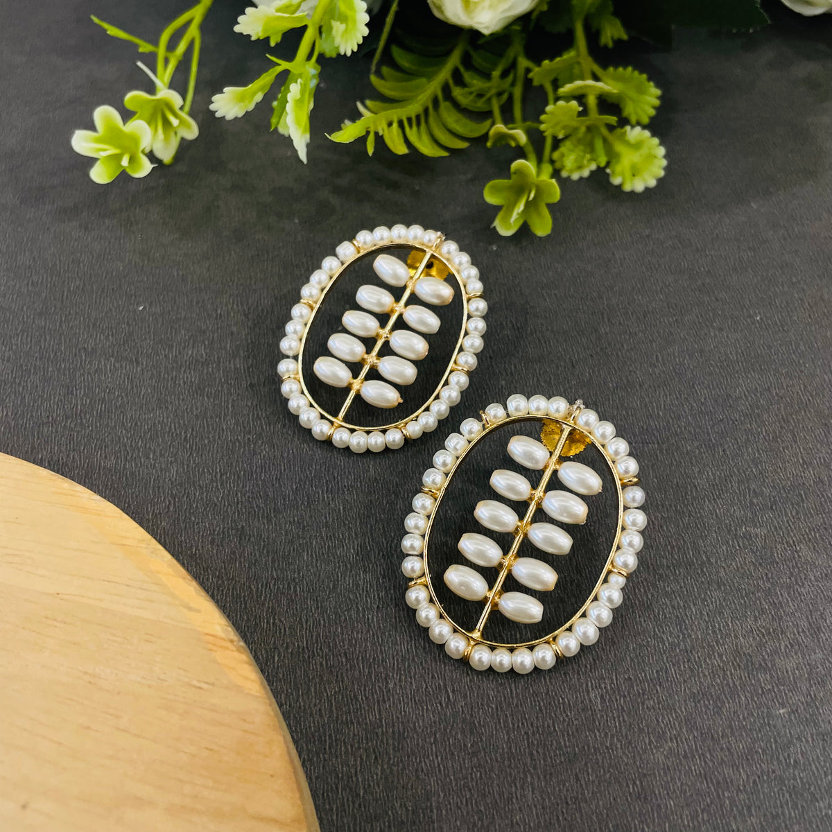 Aurelia Pearl Vine Earrings